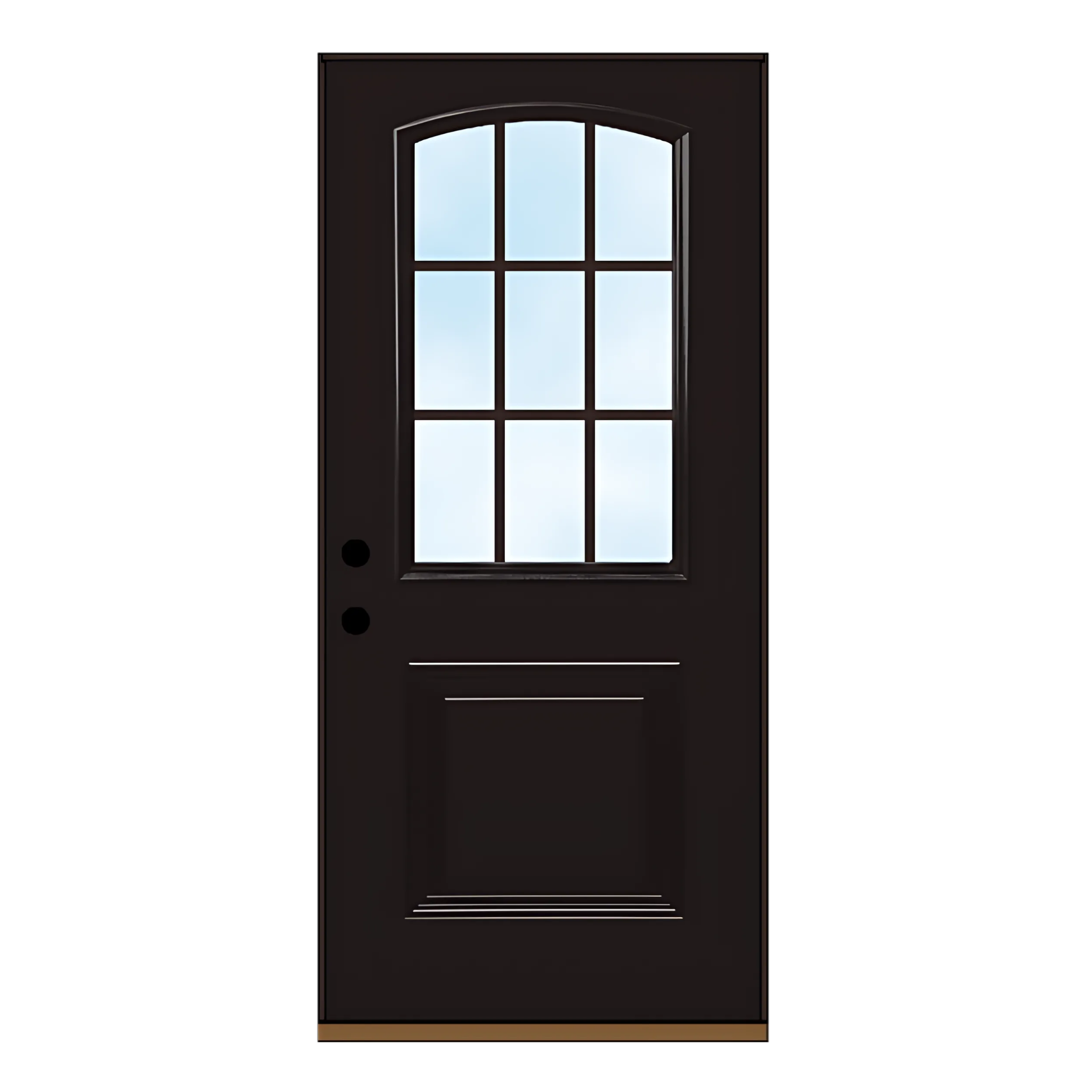 Arched Half Lite Single Panel