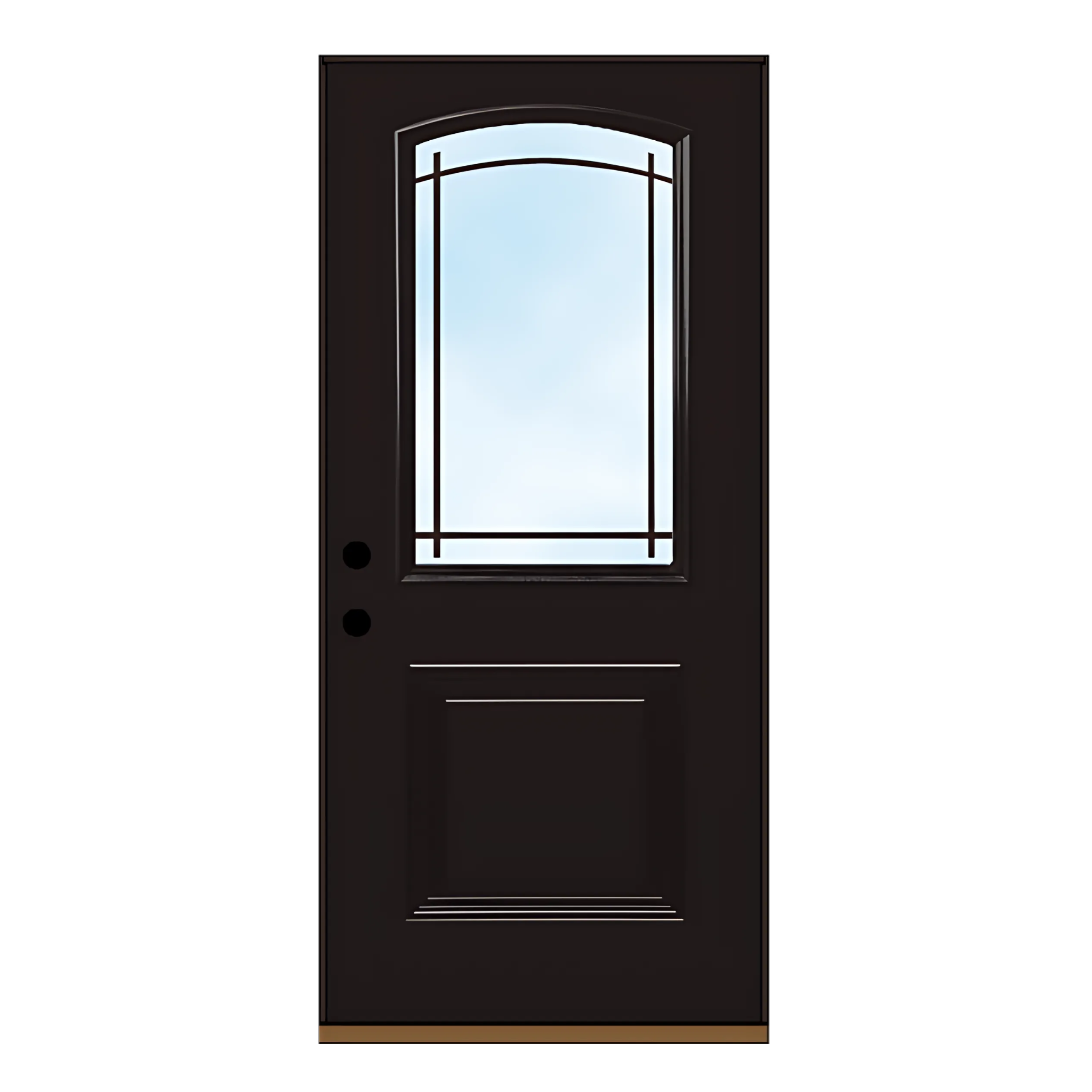 Arched Half Lite Single Panel