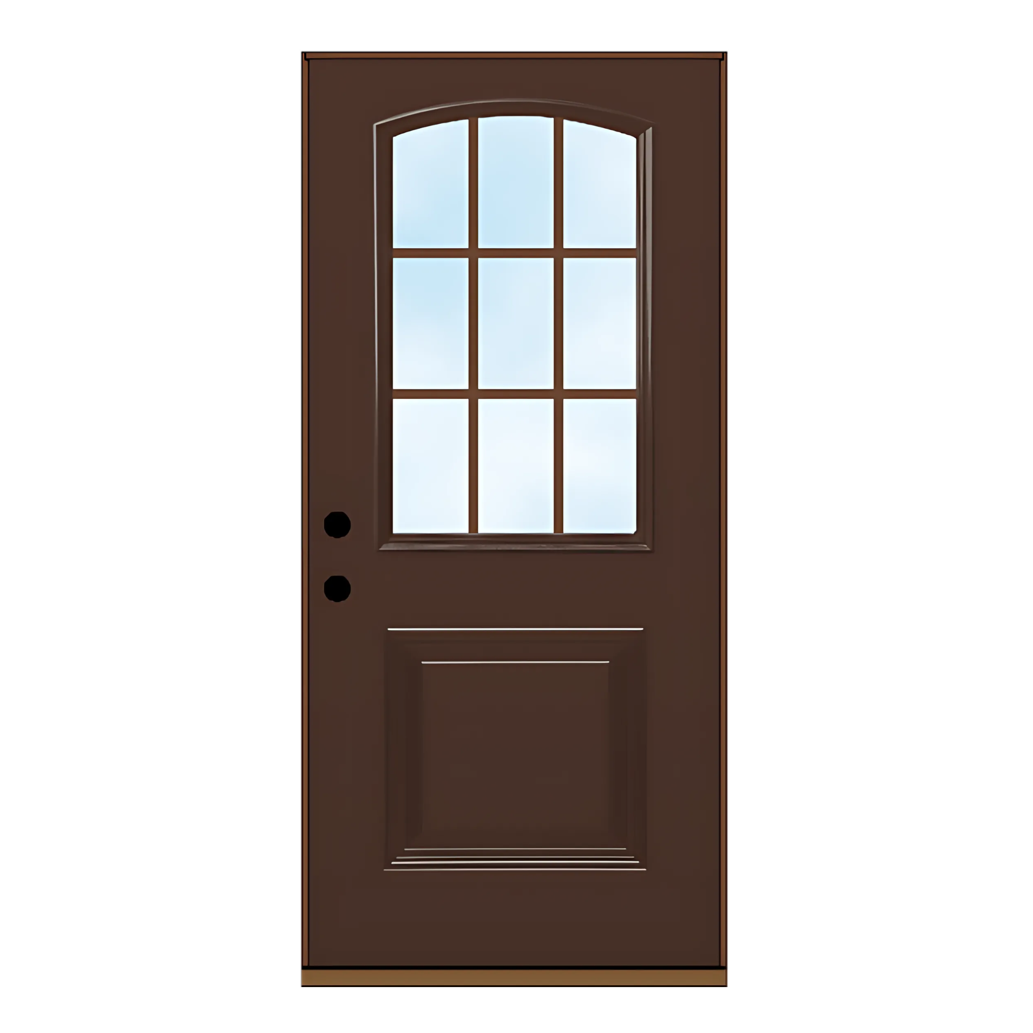 Arched Half Lite Single Panel