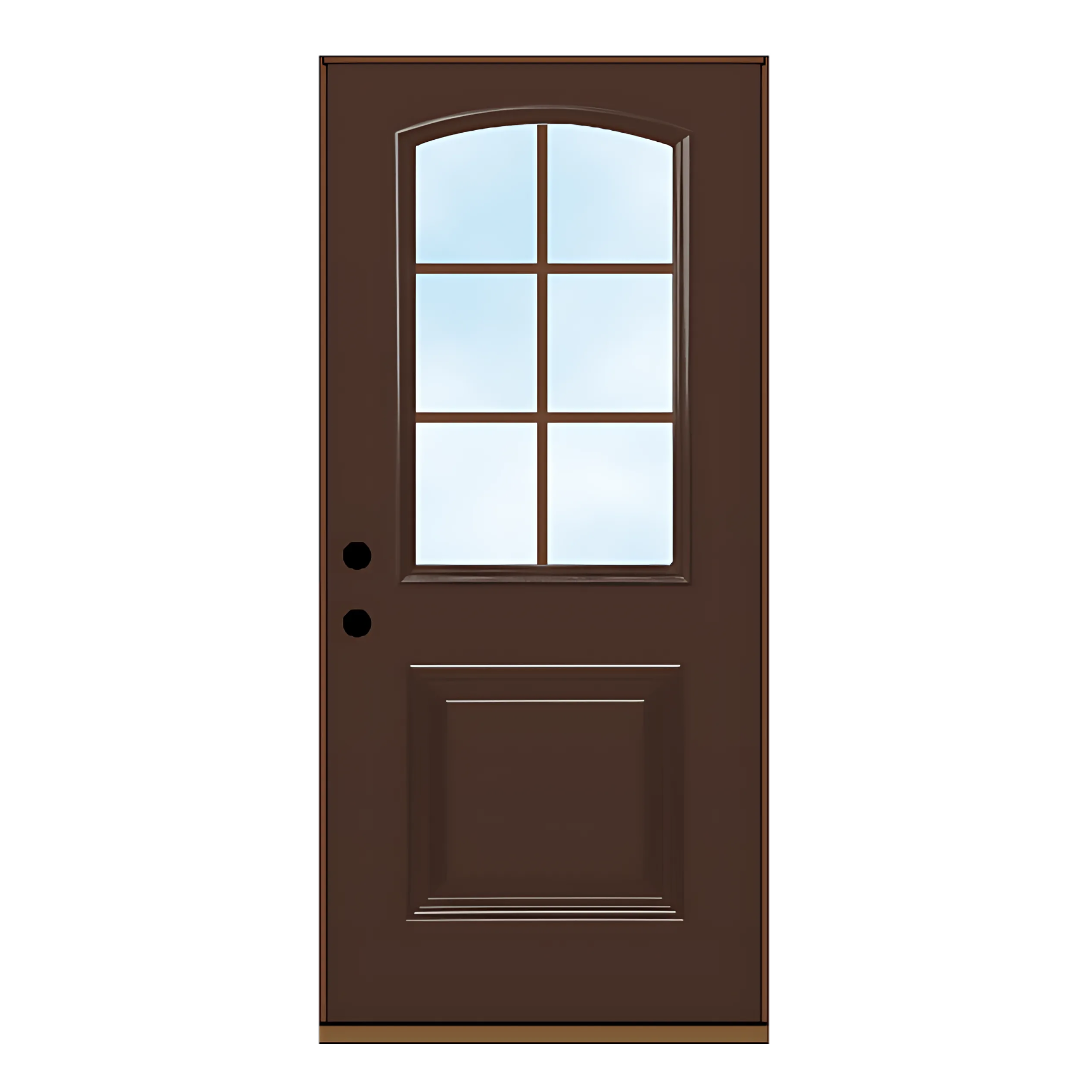 Arched Half Lite Single Panel