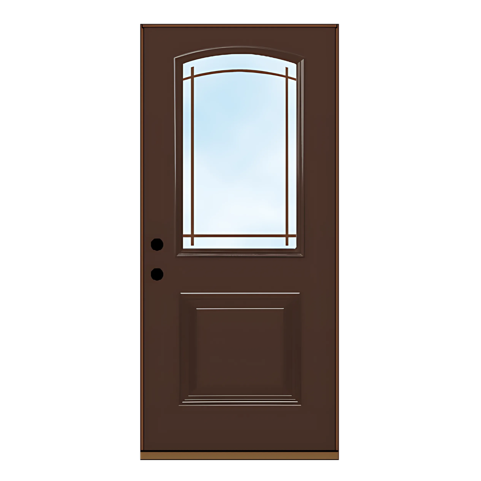 Arched Half Lite Single Panel