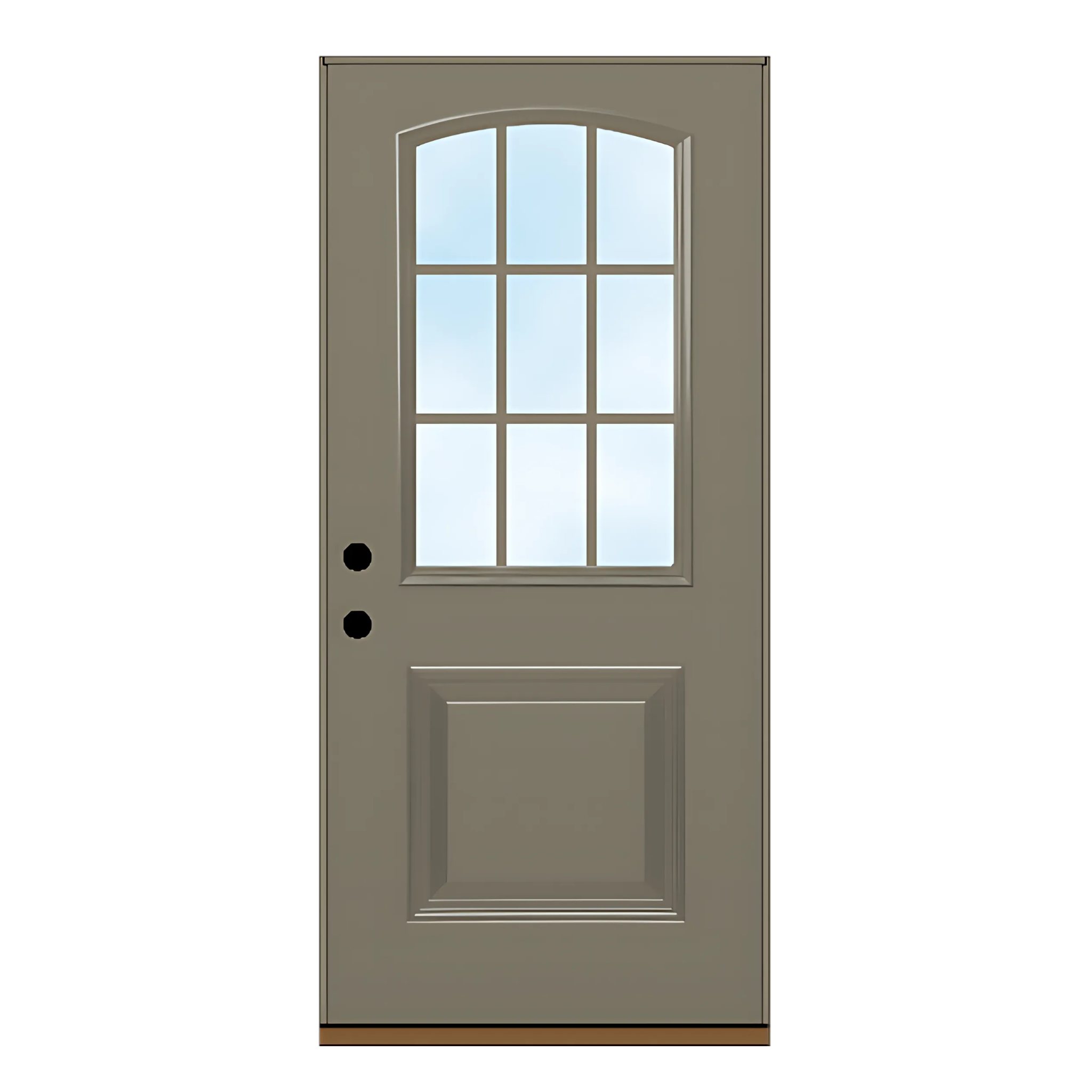 Arched Half Lite Single Panel