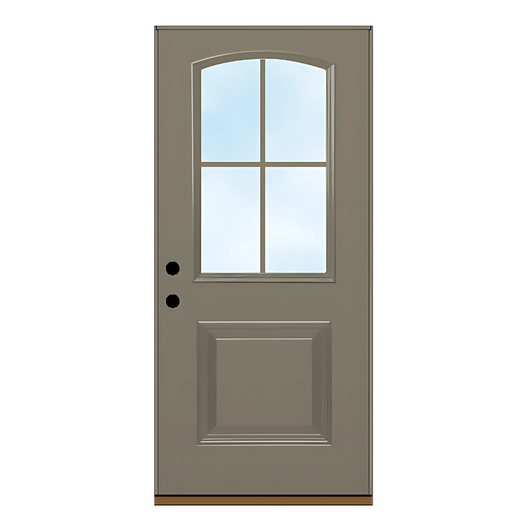 Arched Half Lite Single Panel