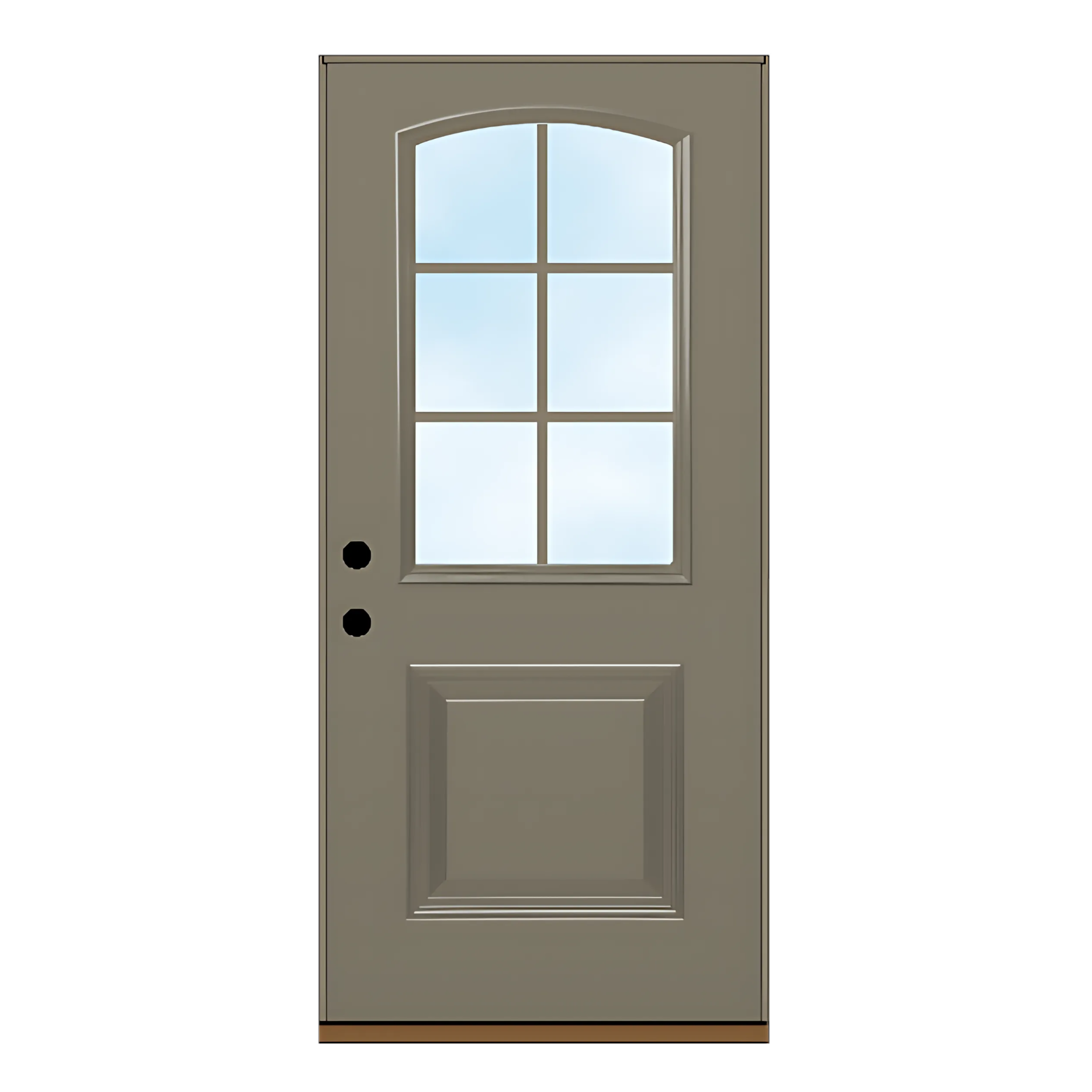 Arched Half Lite Single Panel