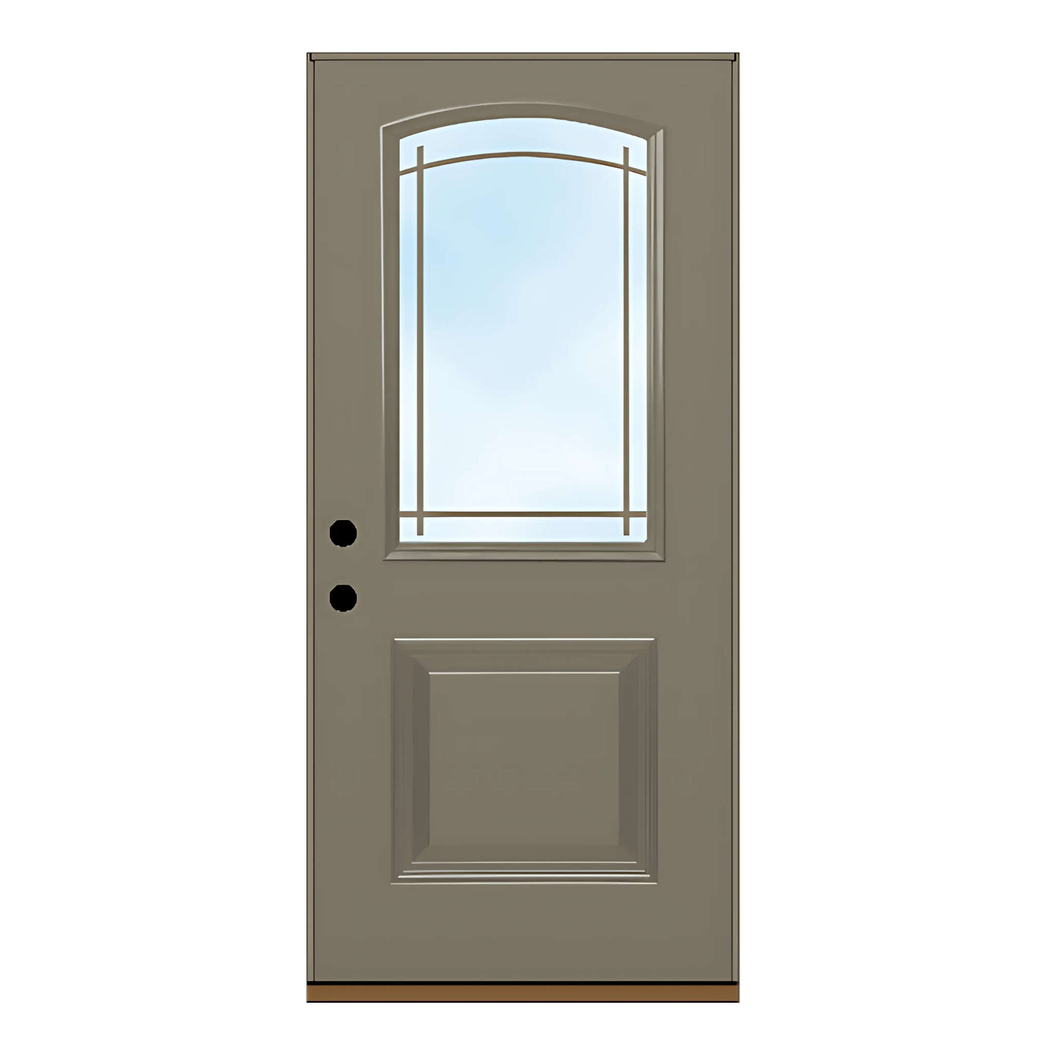 Arched Half Lite Single Panel