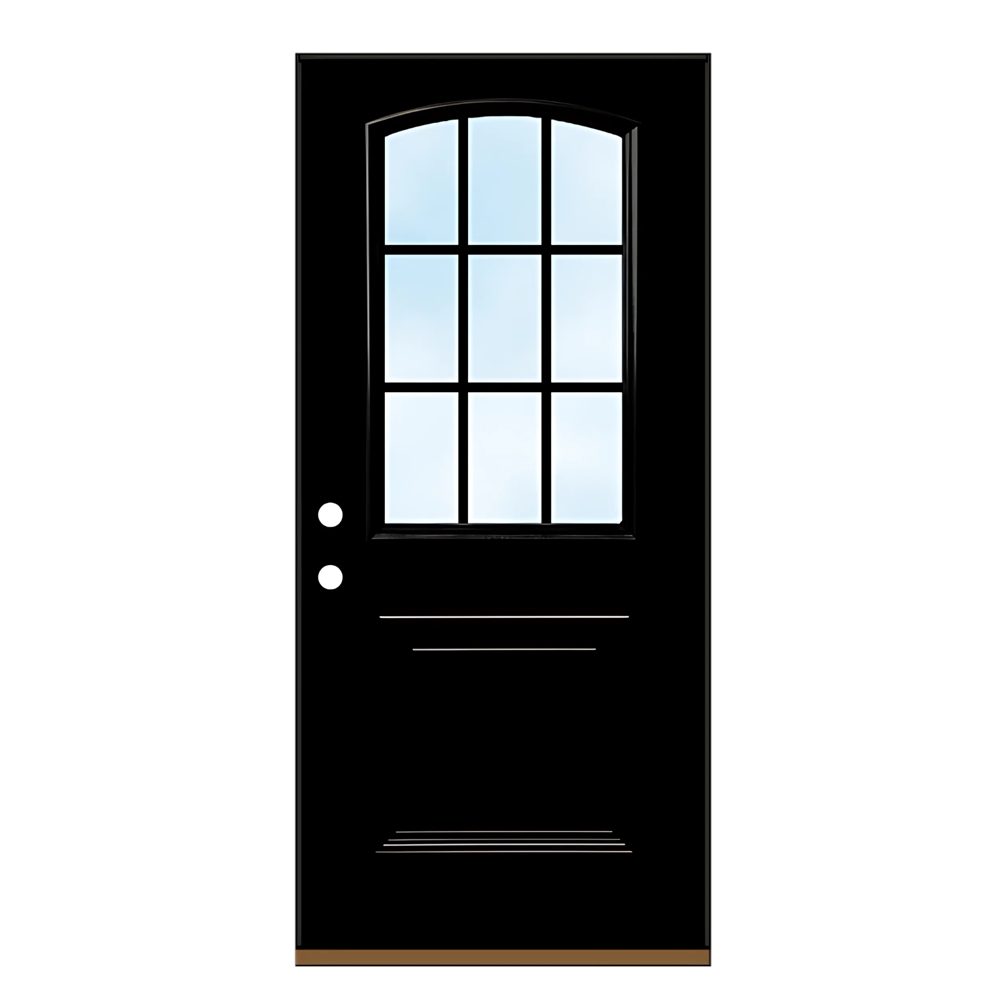 Arched Half Lite Single Panel