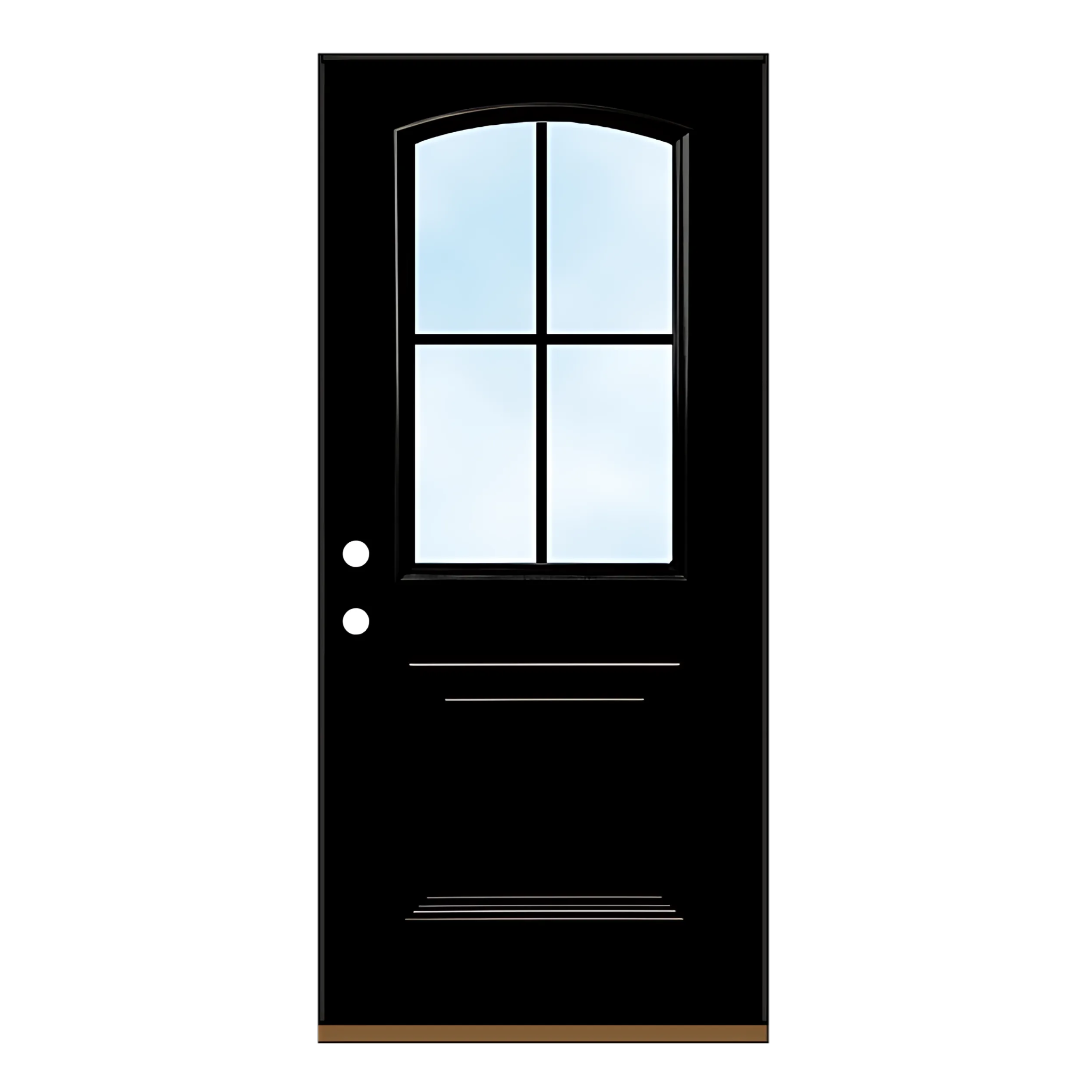 Arched Half Lite Single Panel