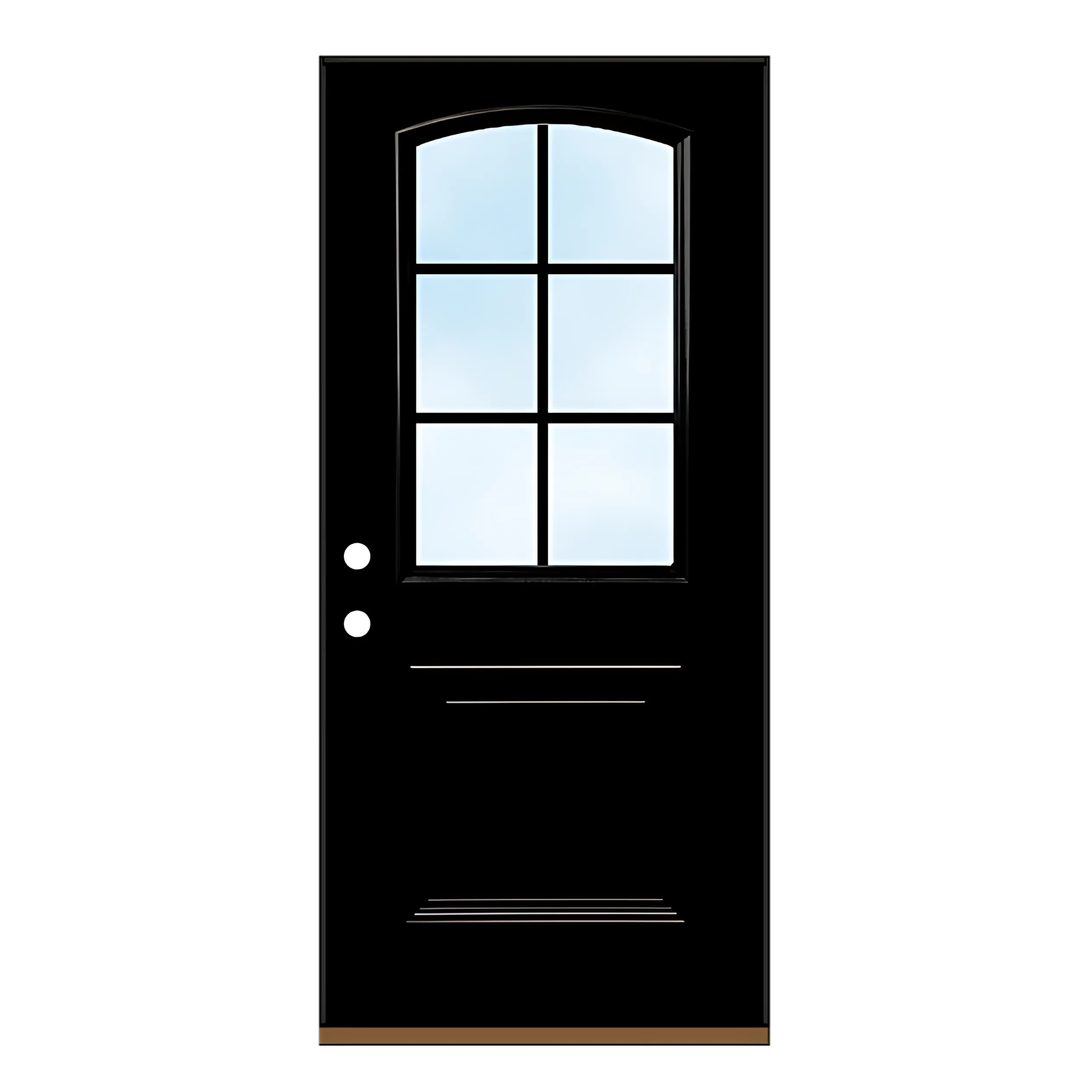 Arched Half Lite Single Panel