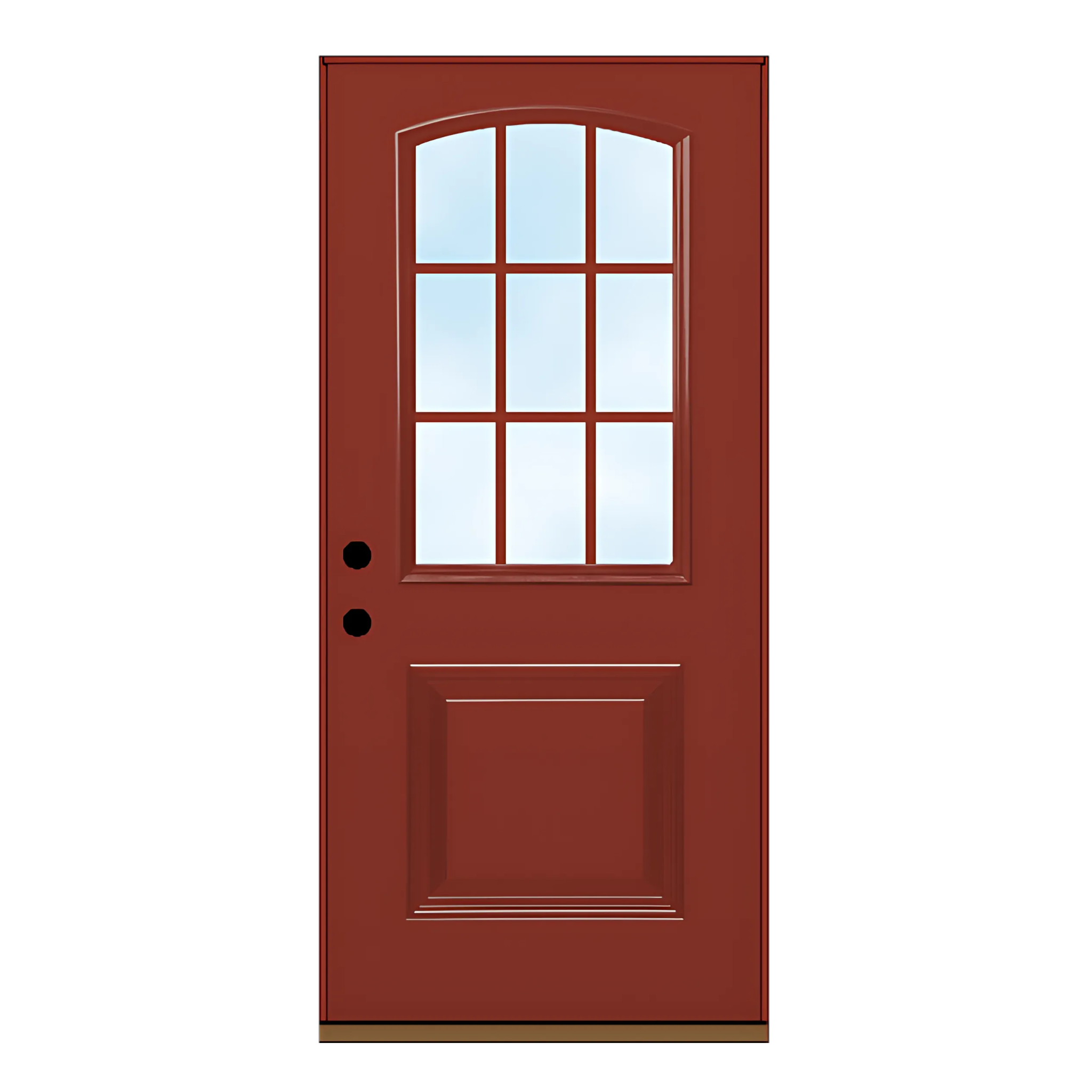 Arched Half Lite Single Panel