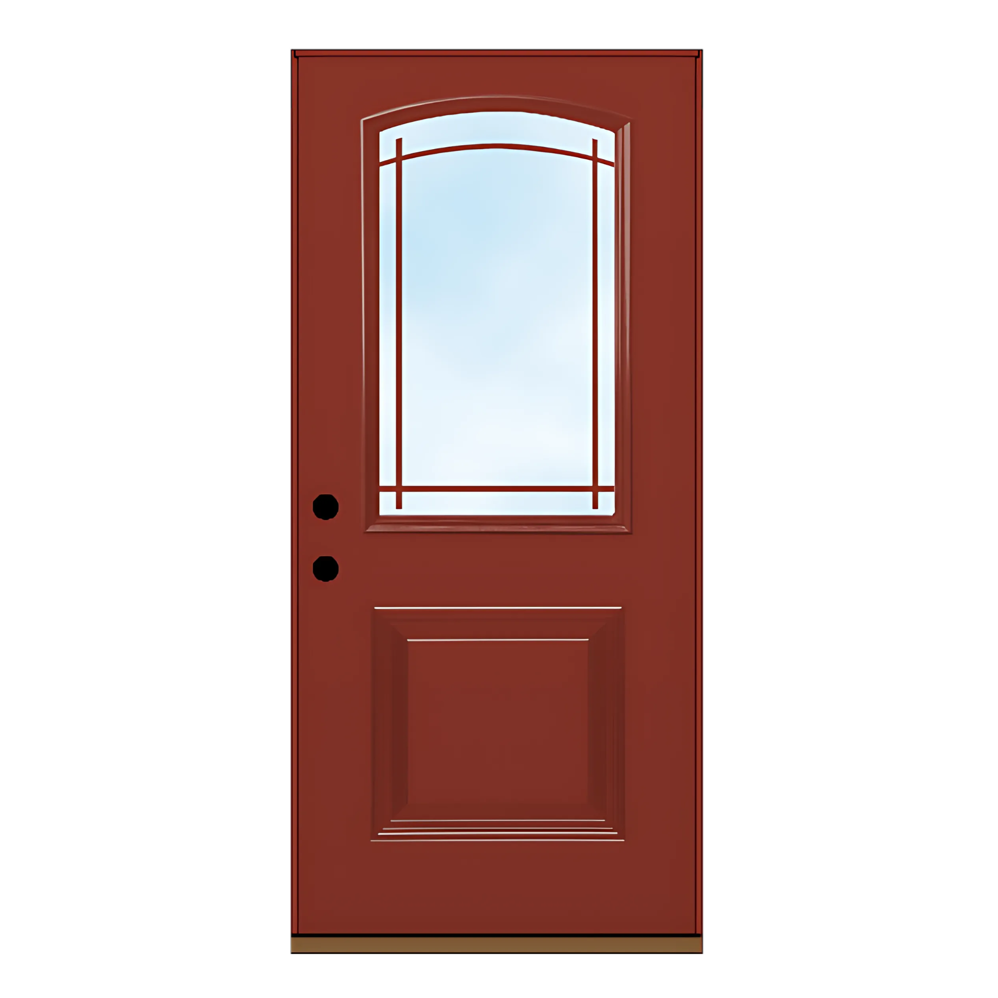 Arched Half Lite Single Panel