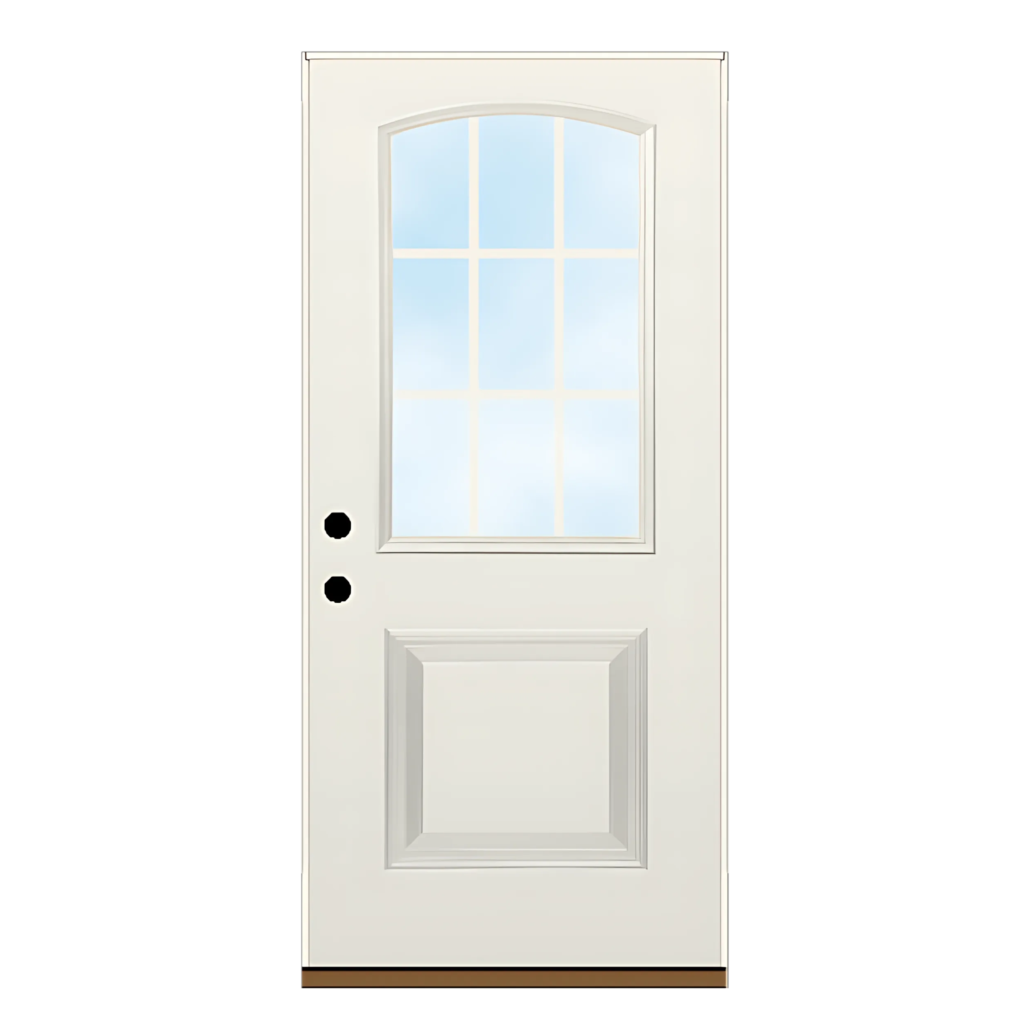 Arched Half Lite Single Panel