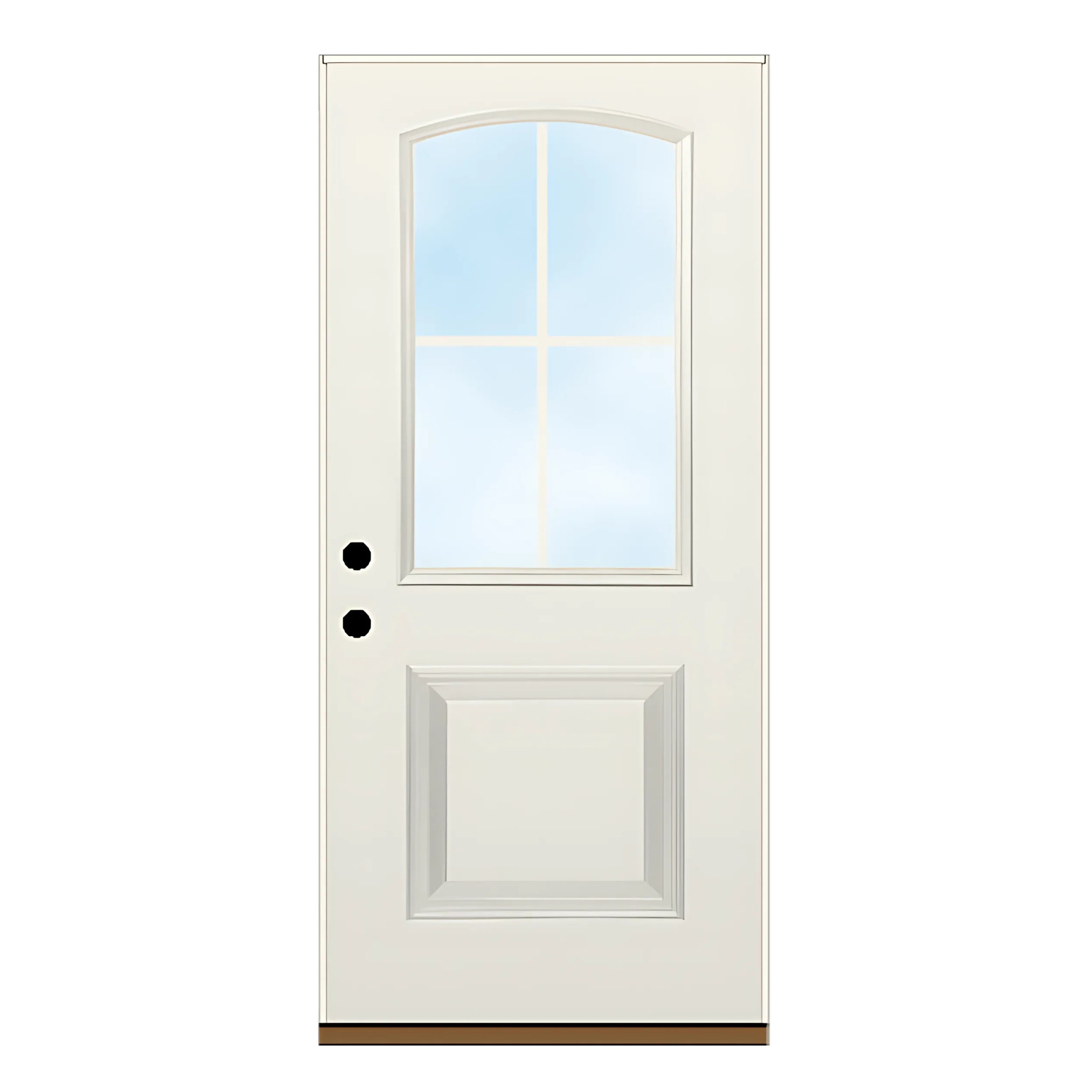 Arched Half Lite Single Panel