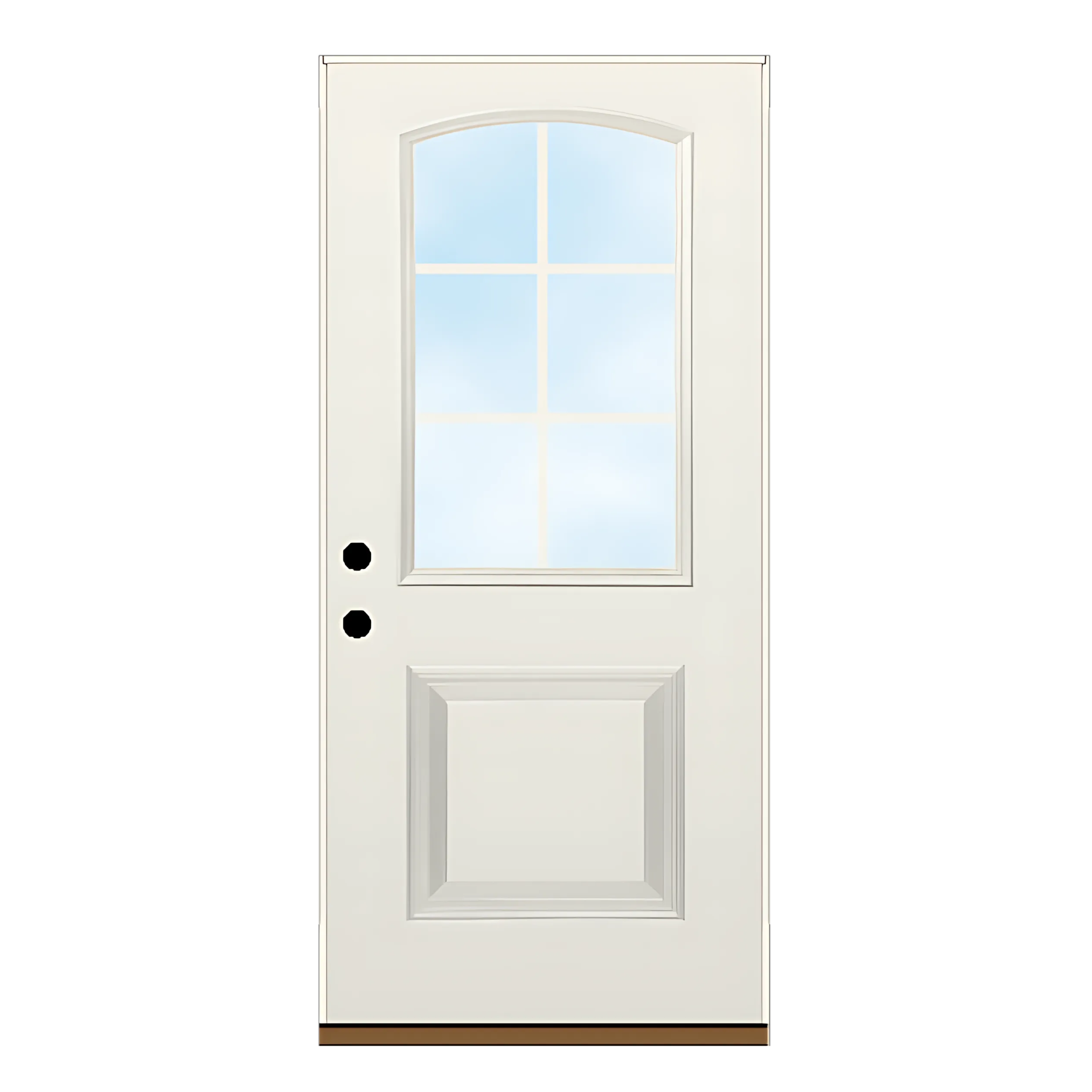 Arched Half Lite Single Panel