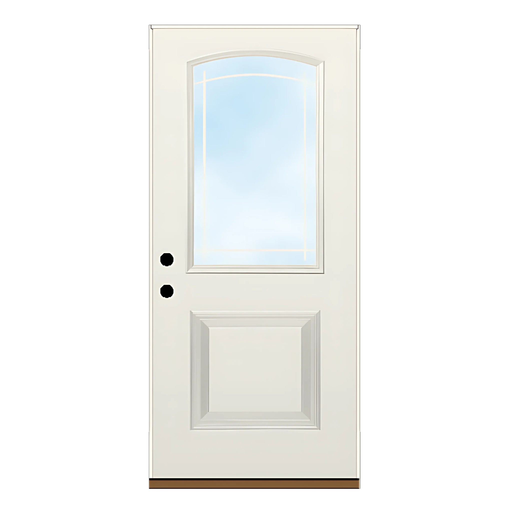 Arched Half Lite Single Panel