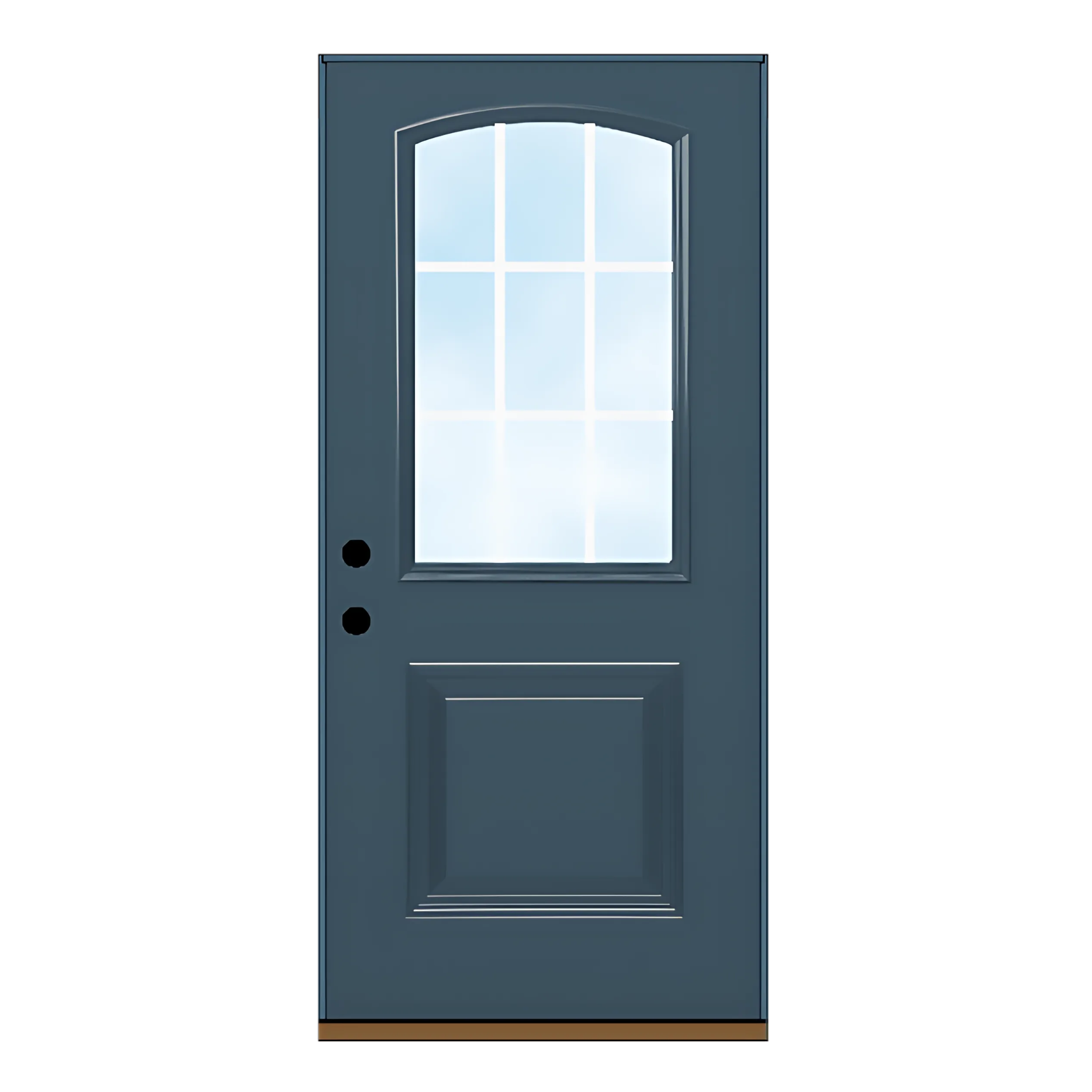 Arched Half Lite Single Panel