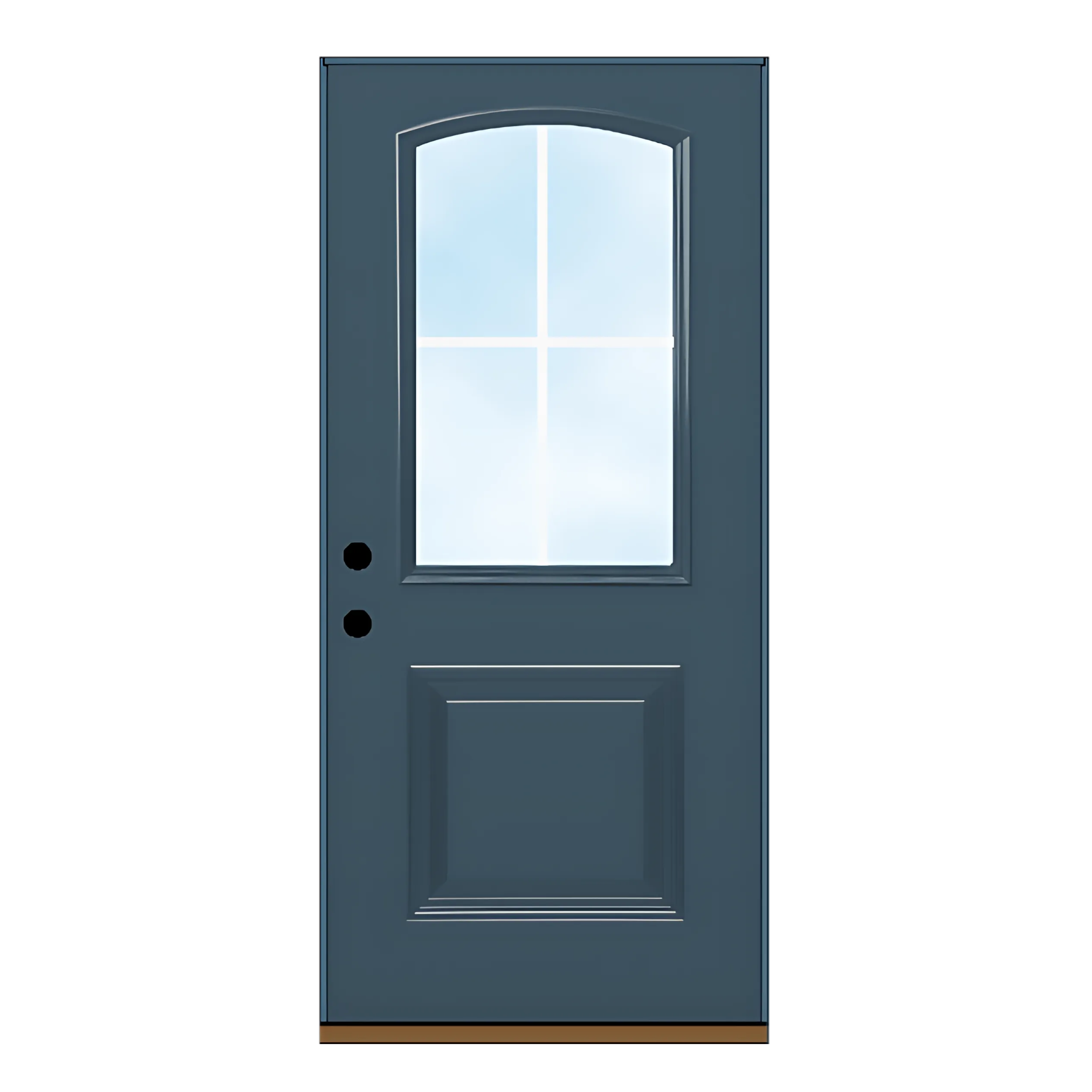 Arched Half Lite Single Panel