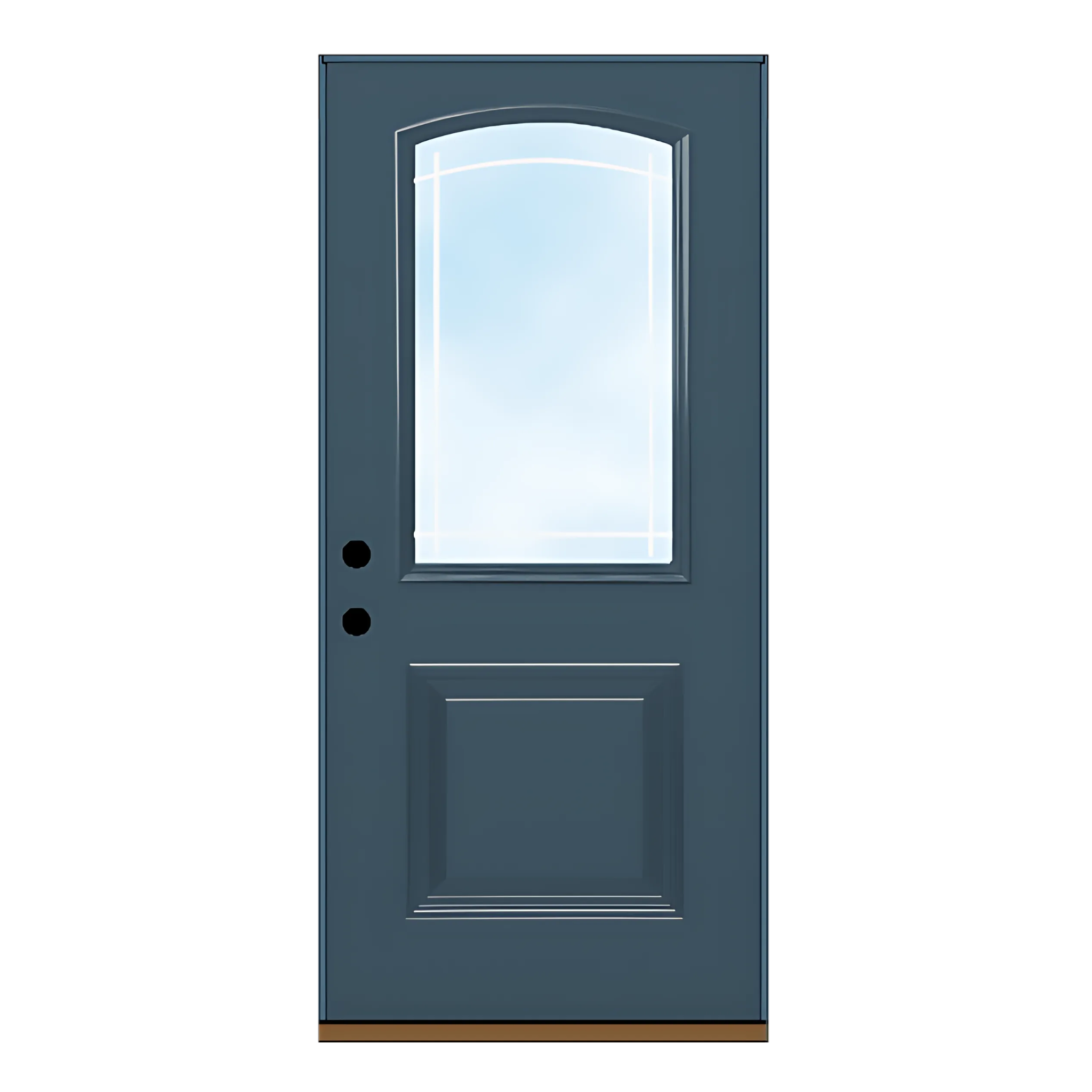 Arched Half Lite Single Panel