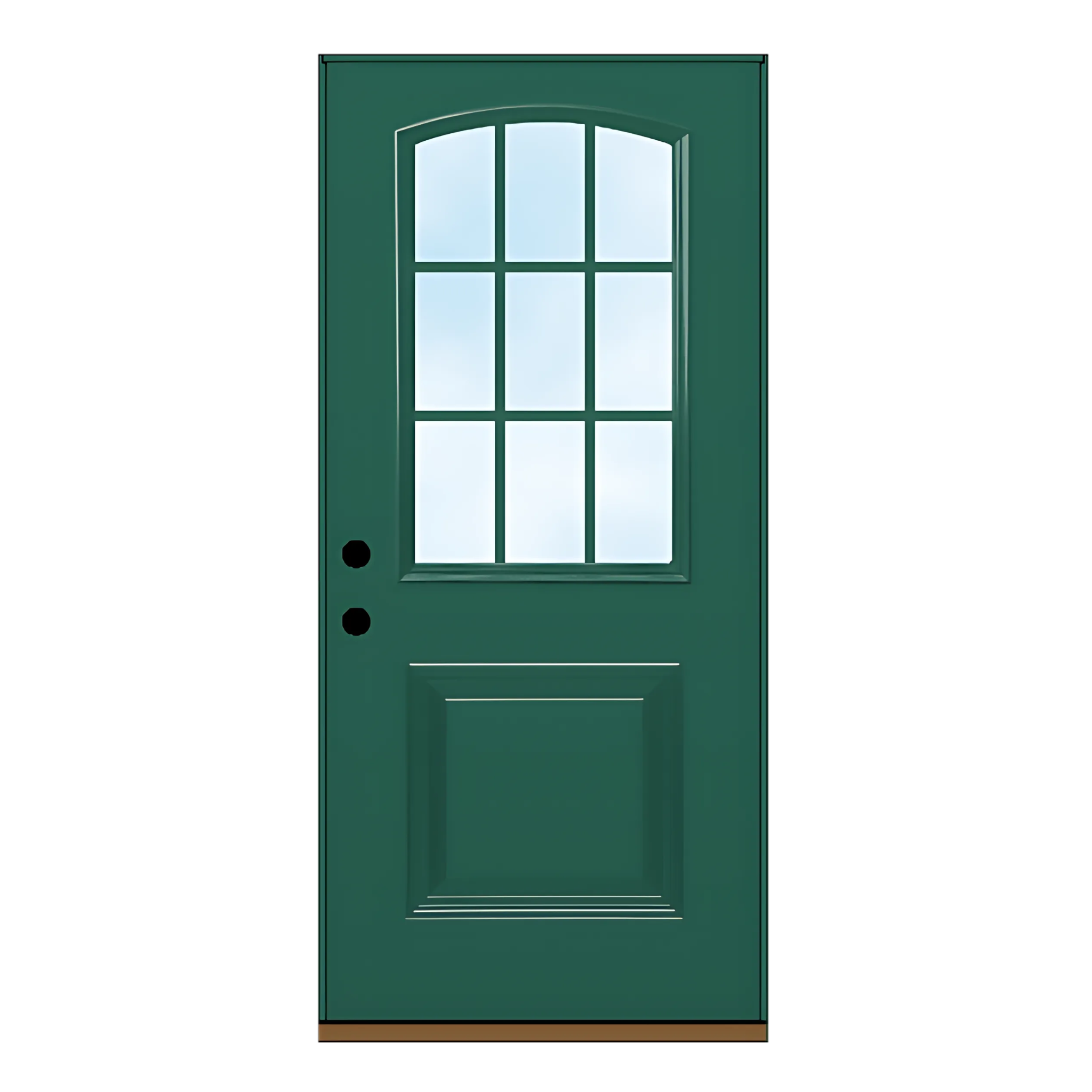 Arched Half Lite Single Panel