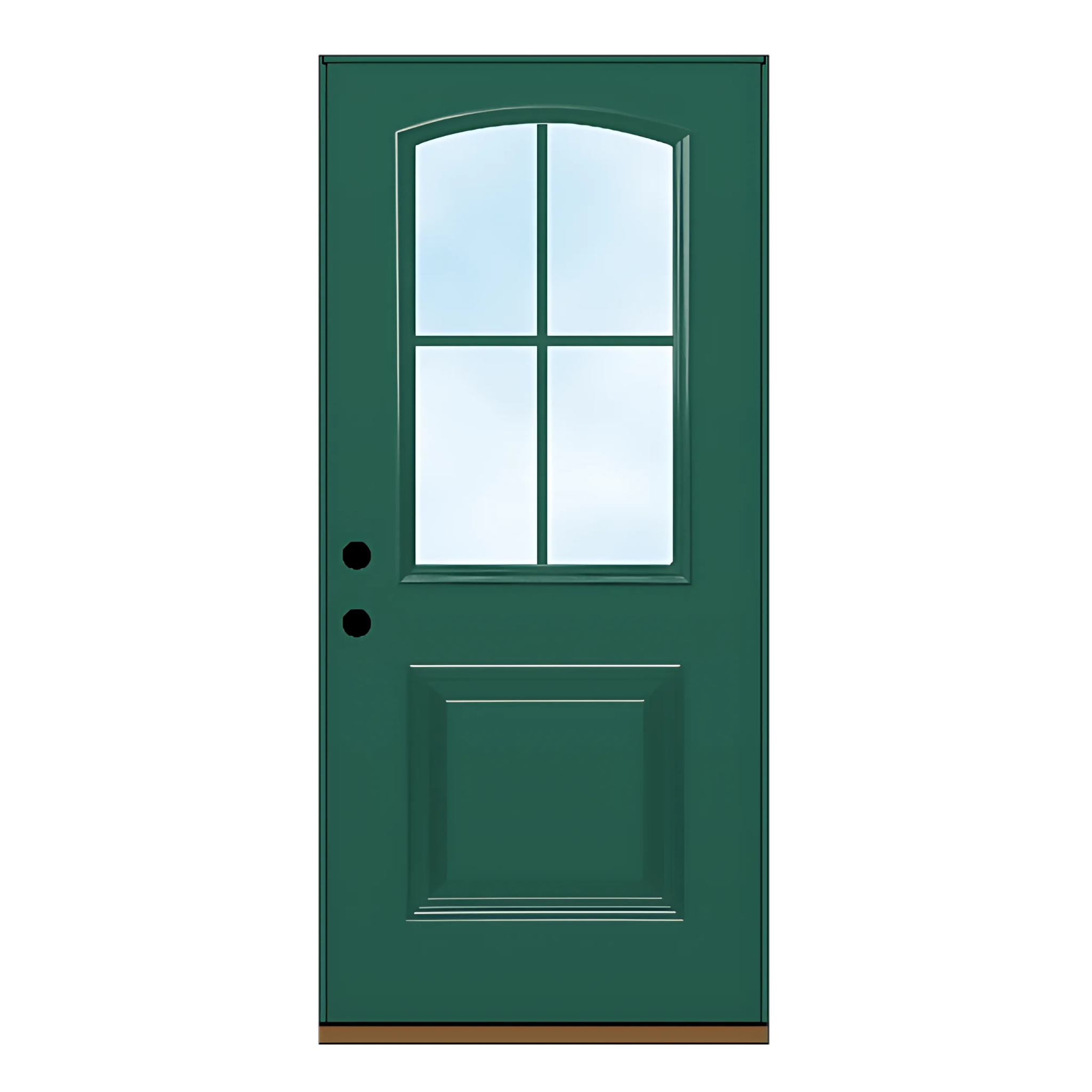 Arched Half Lite Single Panel