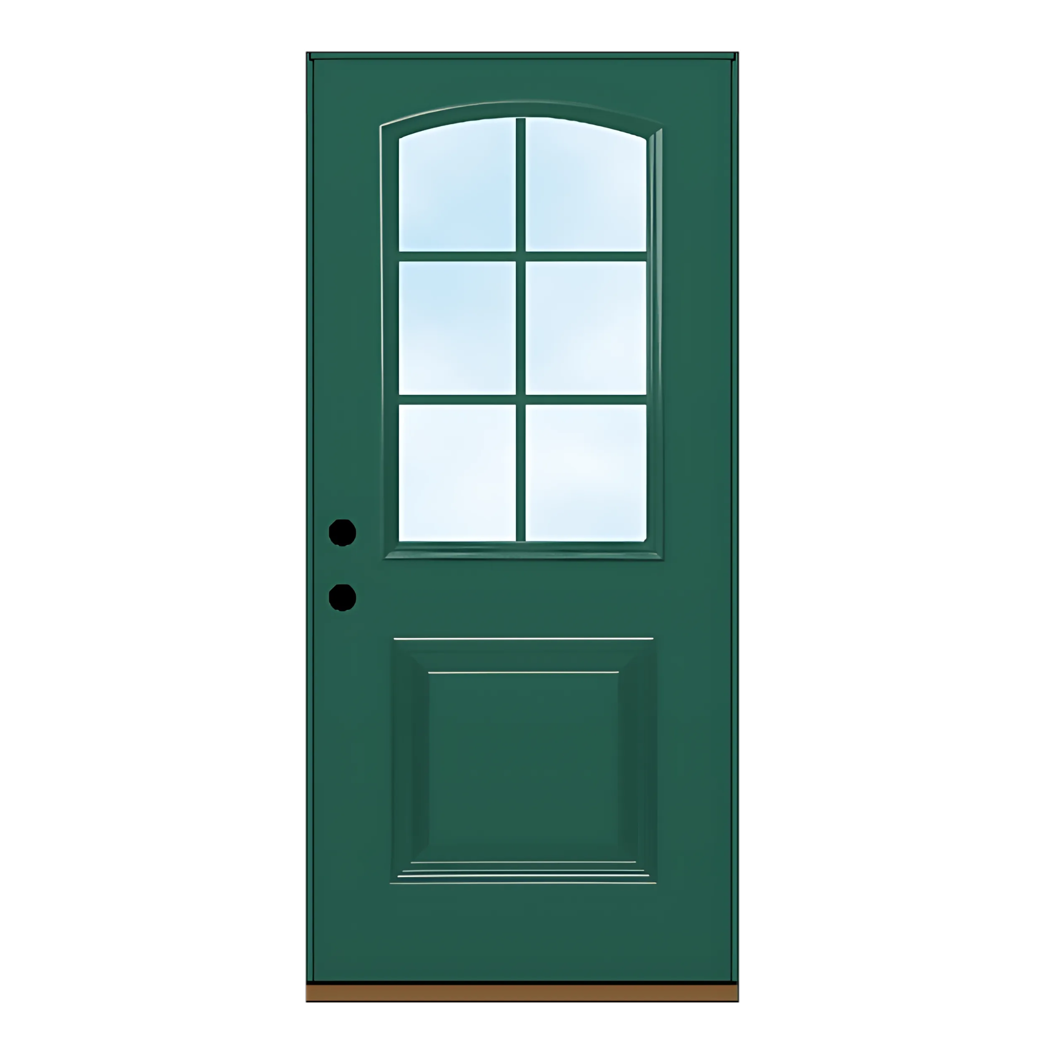 Arched Half Lite Single Panel