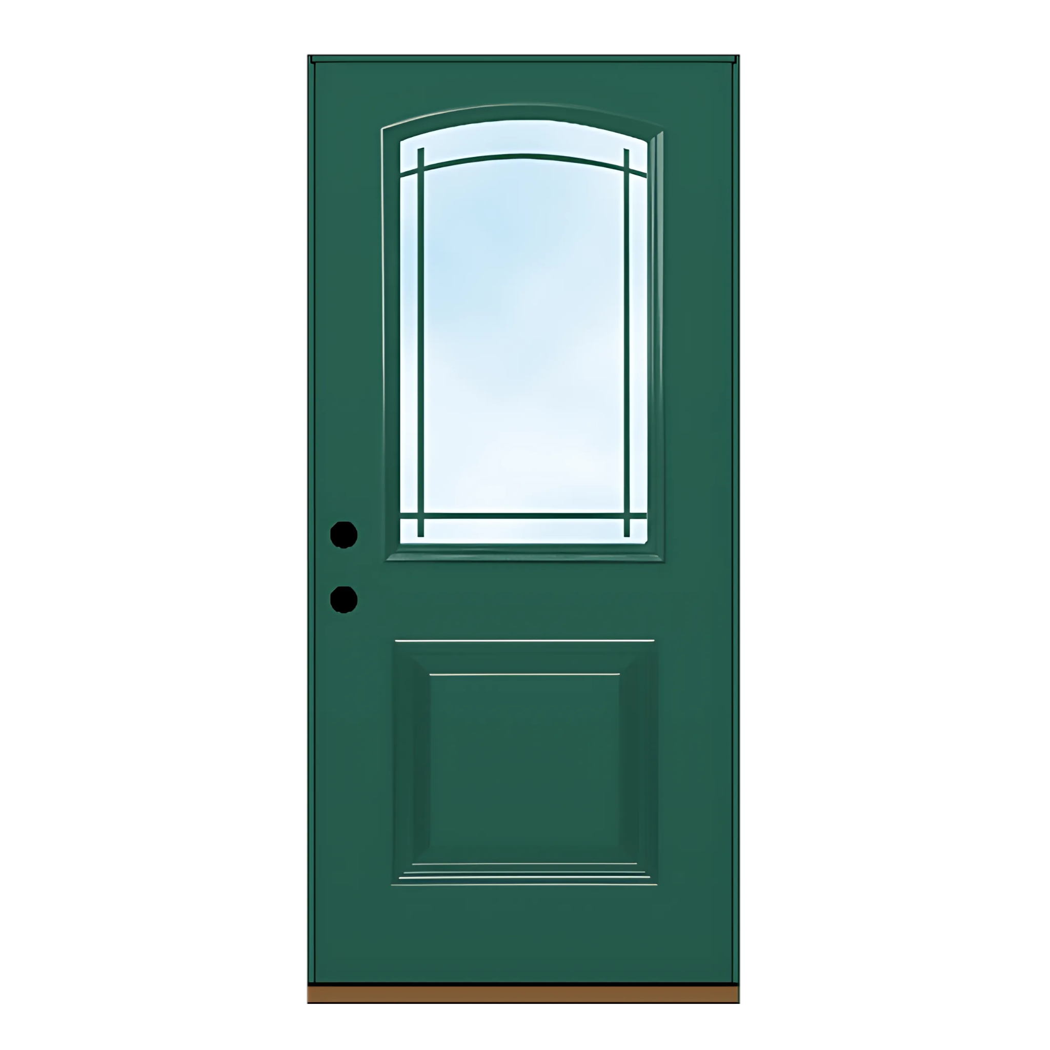 Arched Half Lite Single Panel