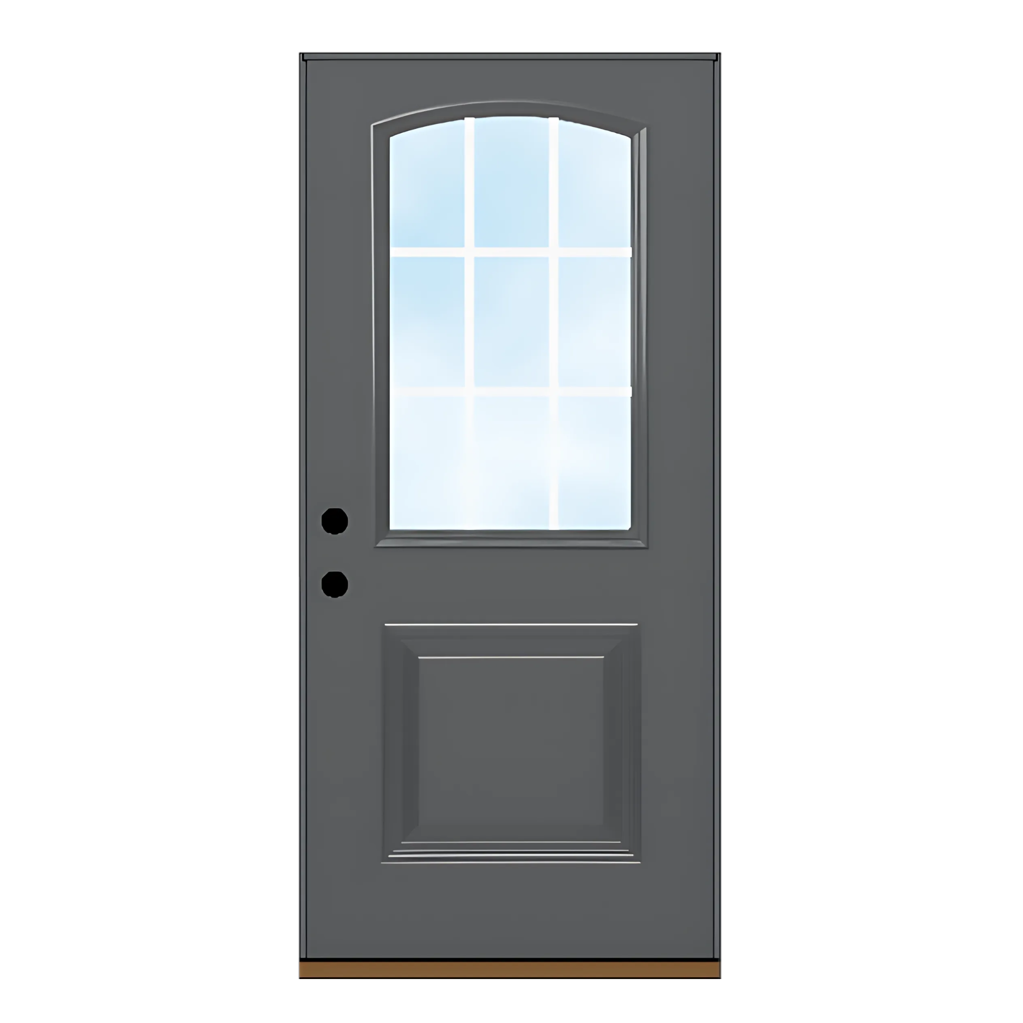 Arched Half Lite Single Panel