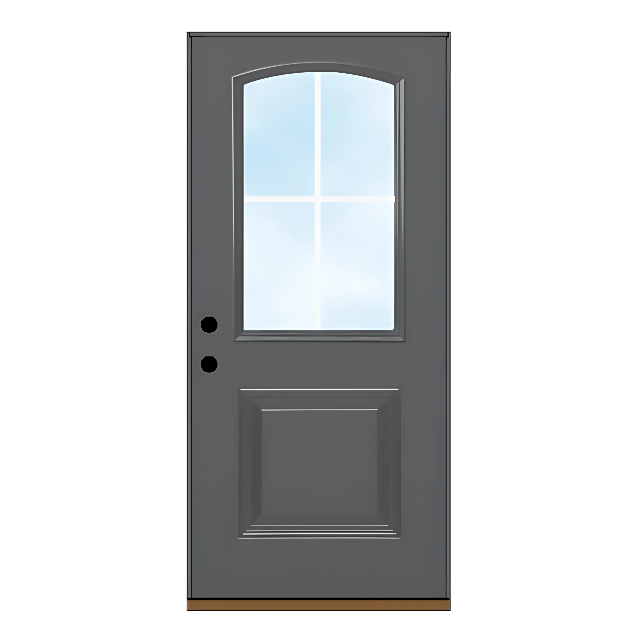 Arched Half Lite Single Panel