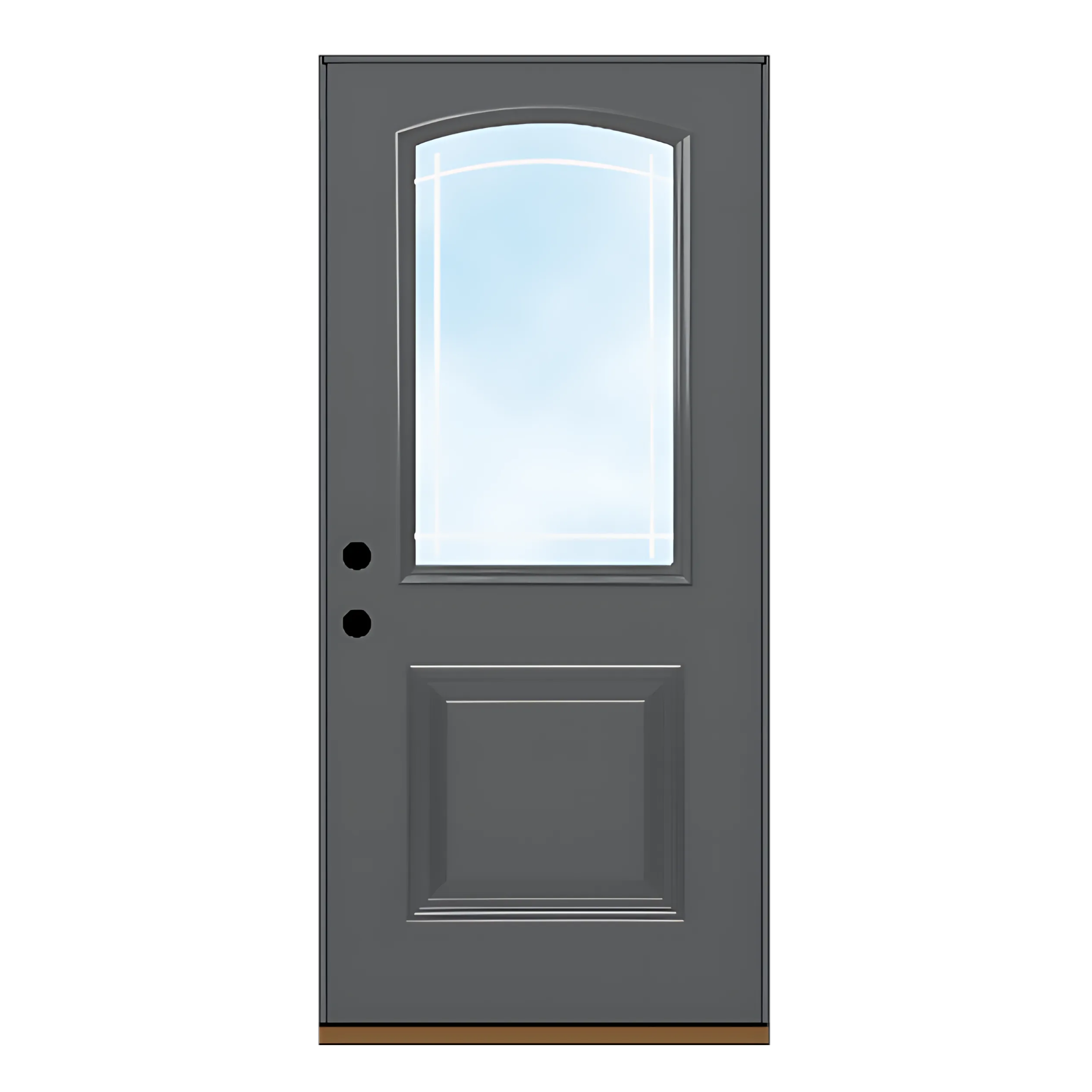 Arched Half Lite Single Panel