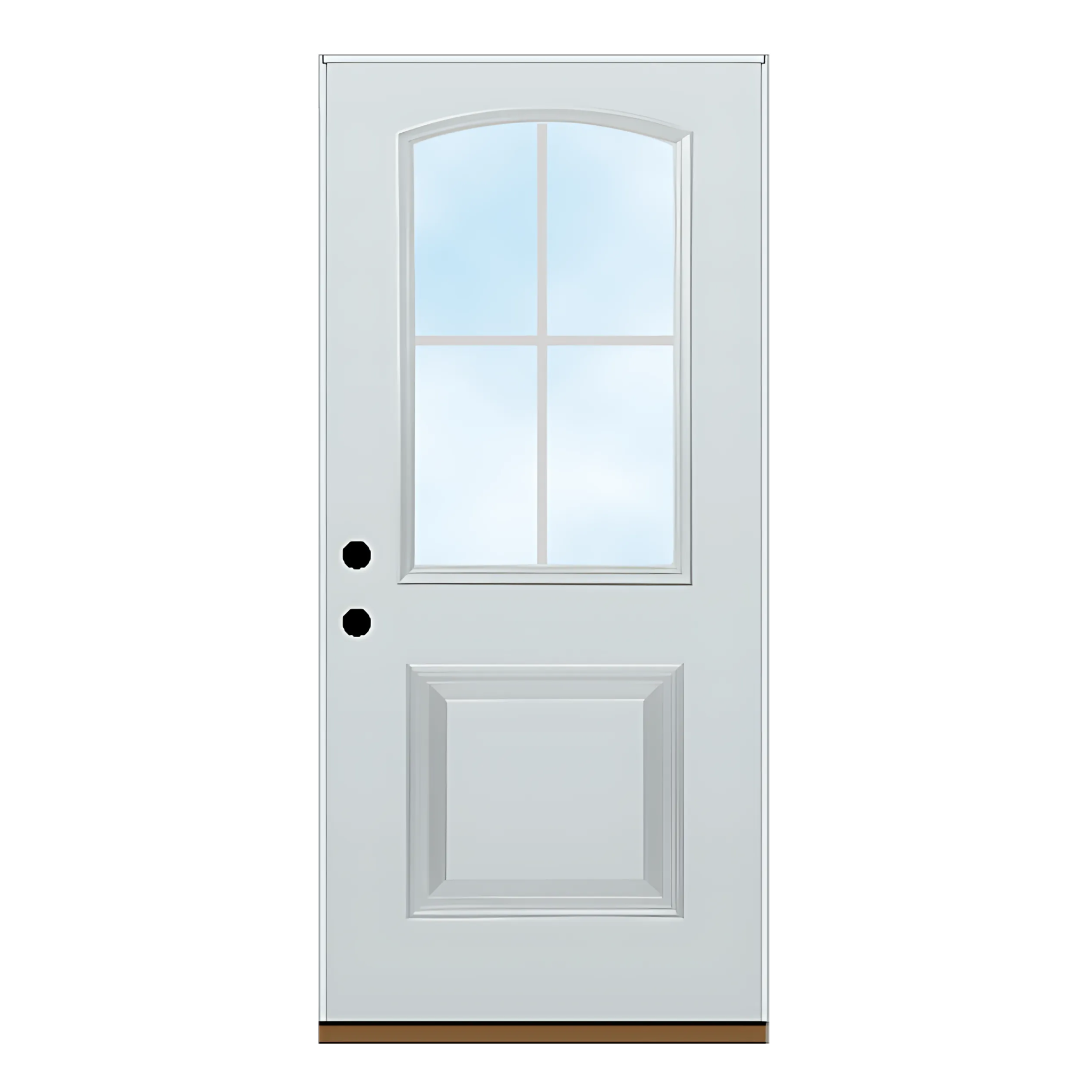 Arched Half Lite Single Panel