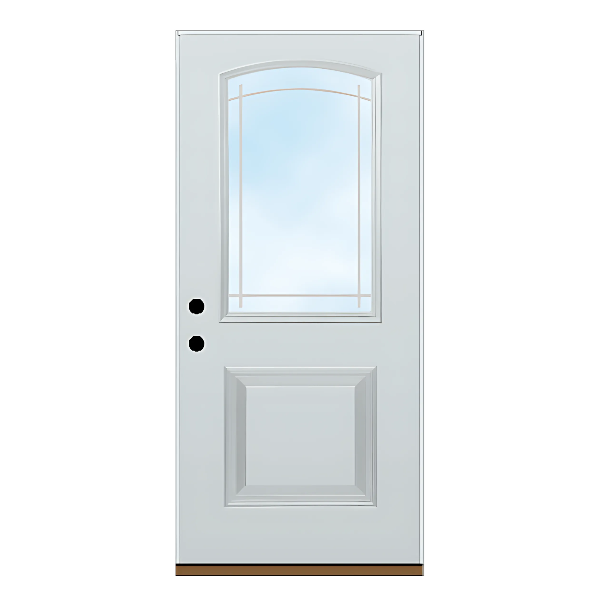 Arched Half Lite Single Panel