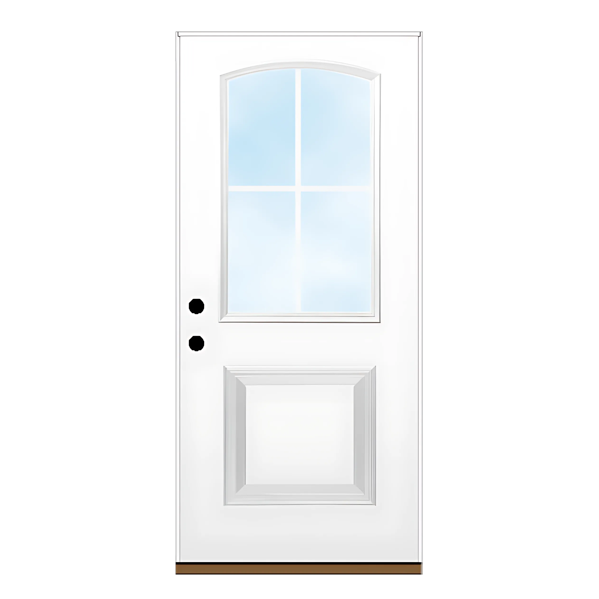 Arched Half Lite Single Panel