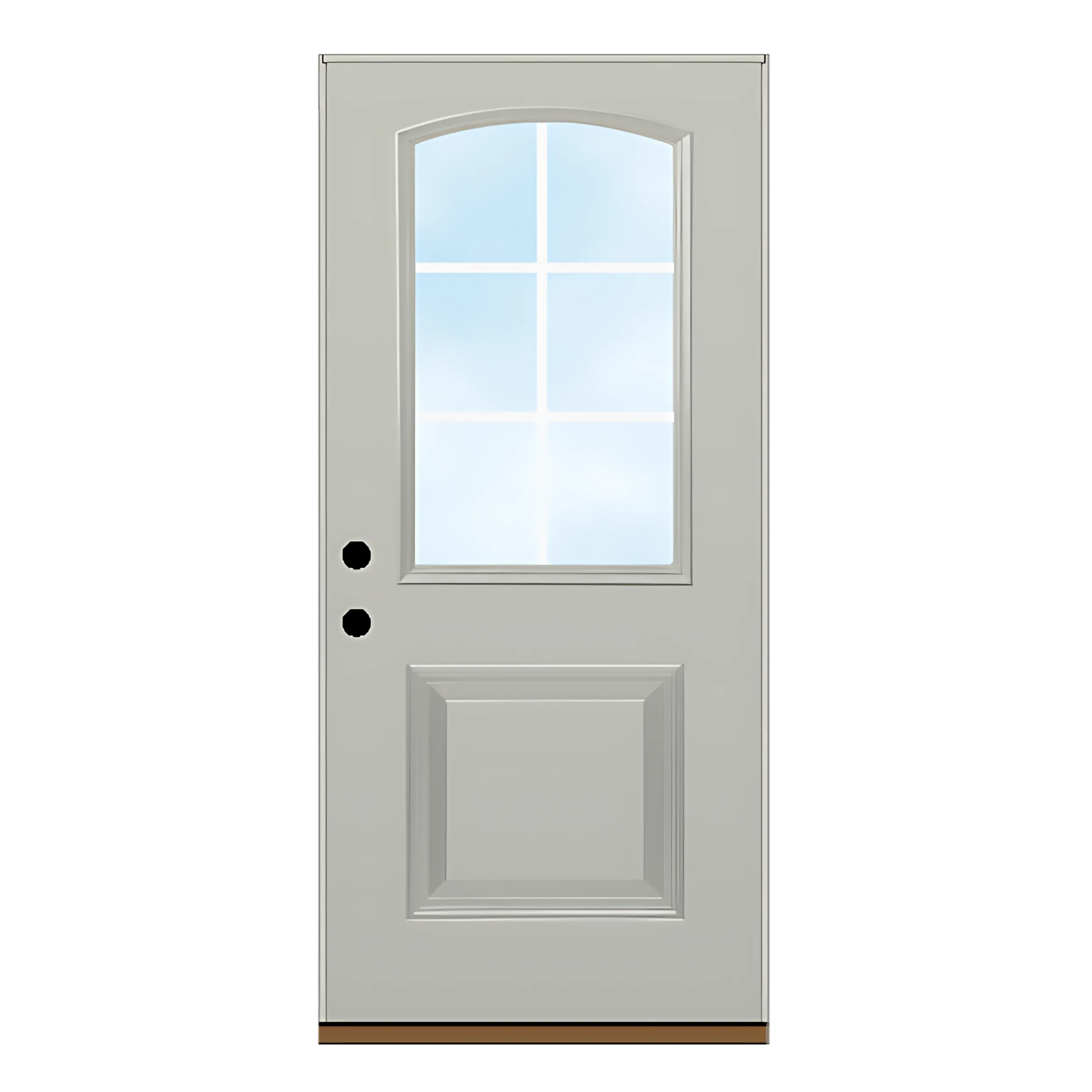 Arched Half Lite Single Panel