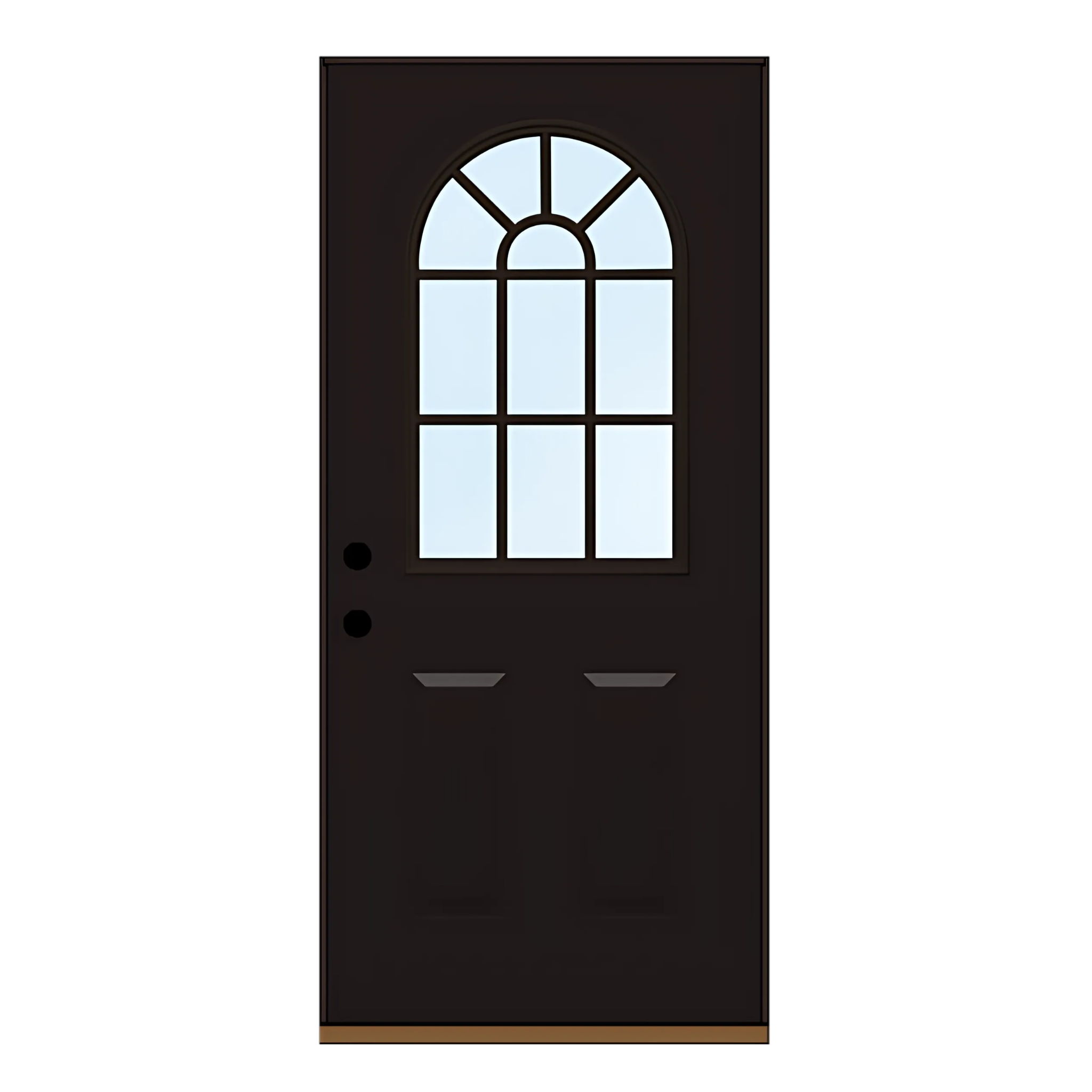 Arched Half Lite 2 Panel