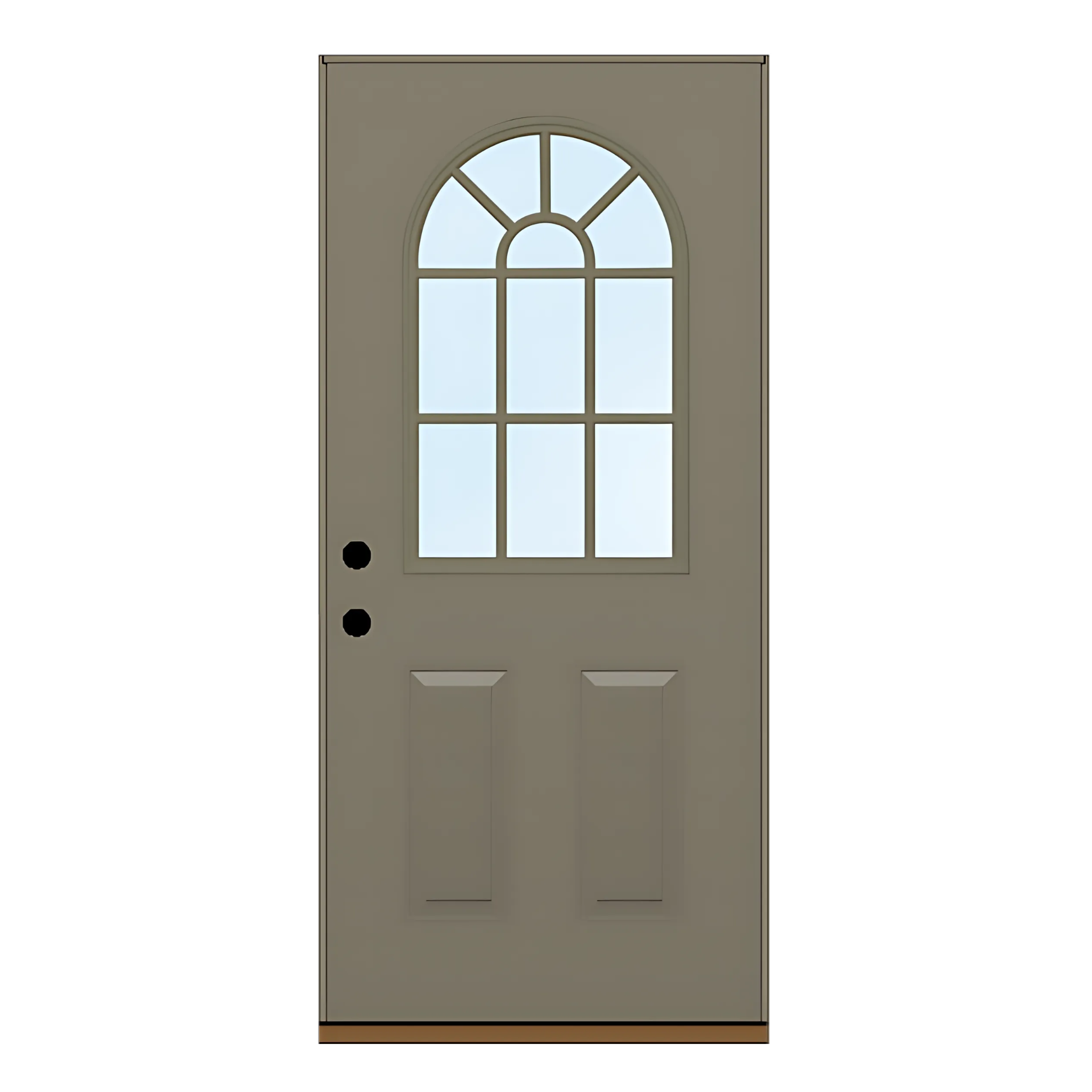 Arched Half Lite 2 Panel