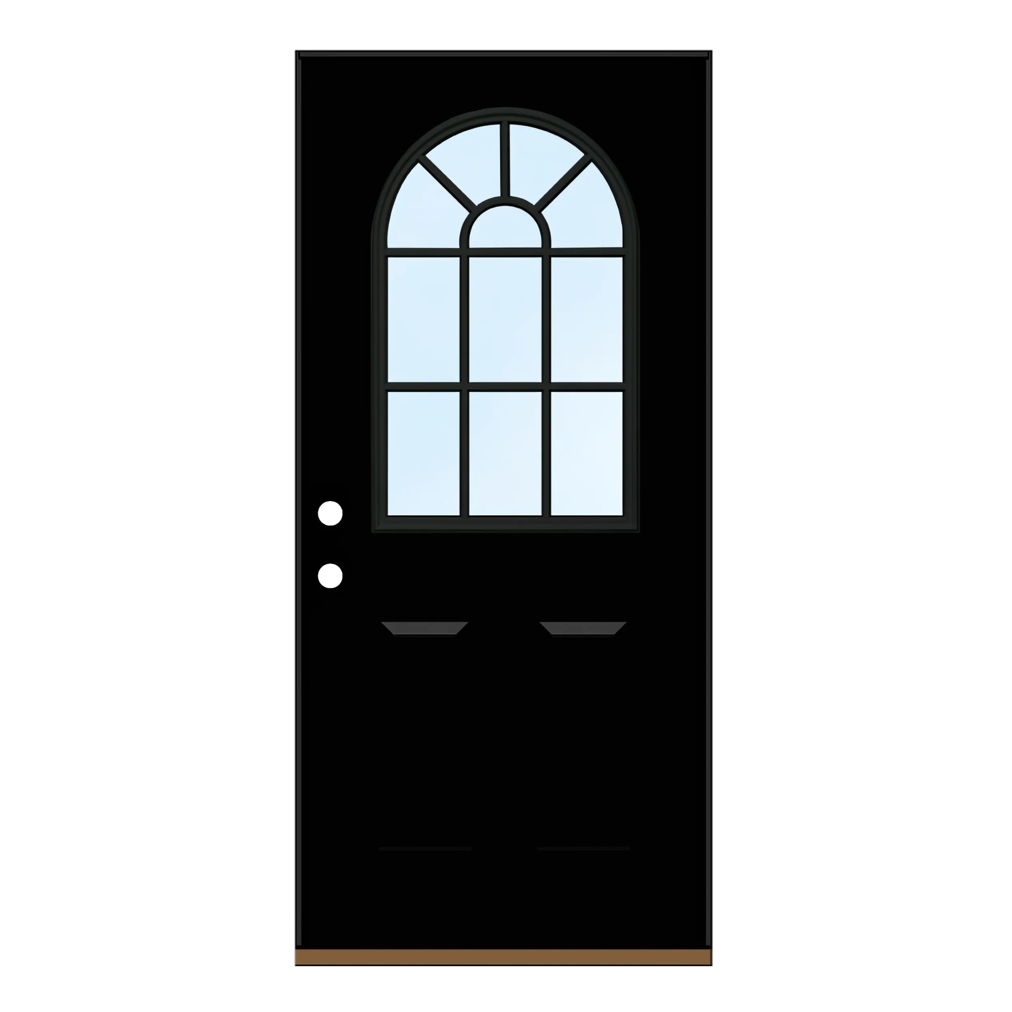 Arched Half Lite 2 Panel