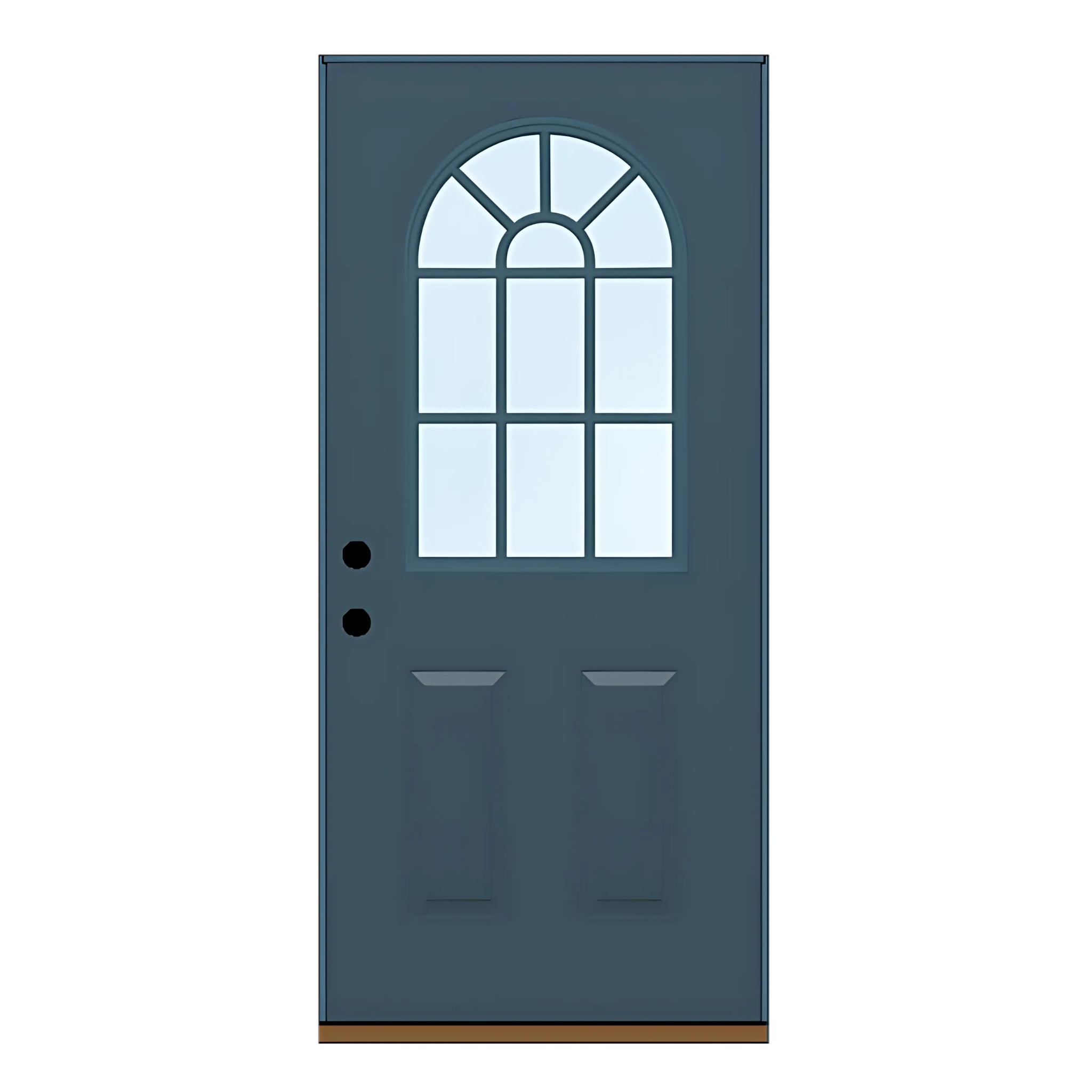 Arched Half Lite 2 Panel