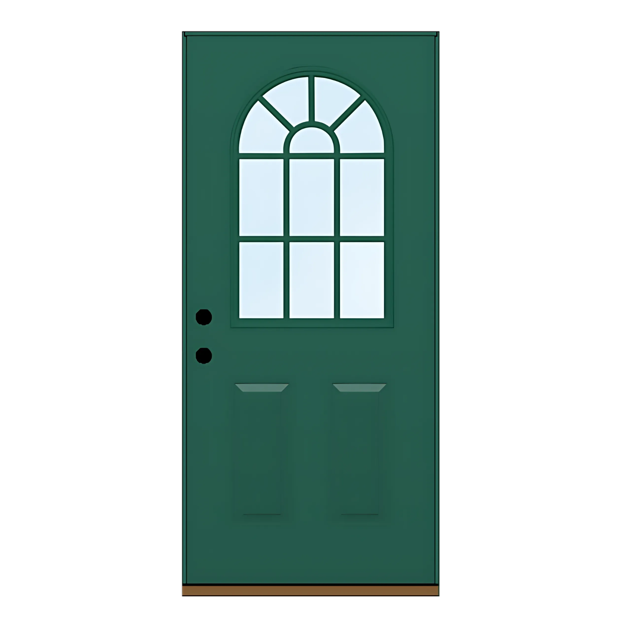 Arched Half Lite 2 Panel
