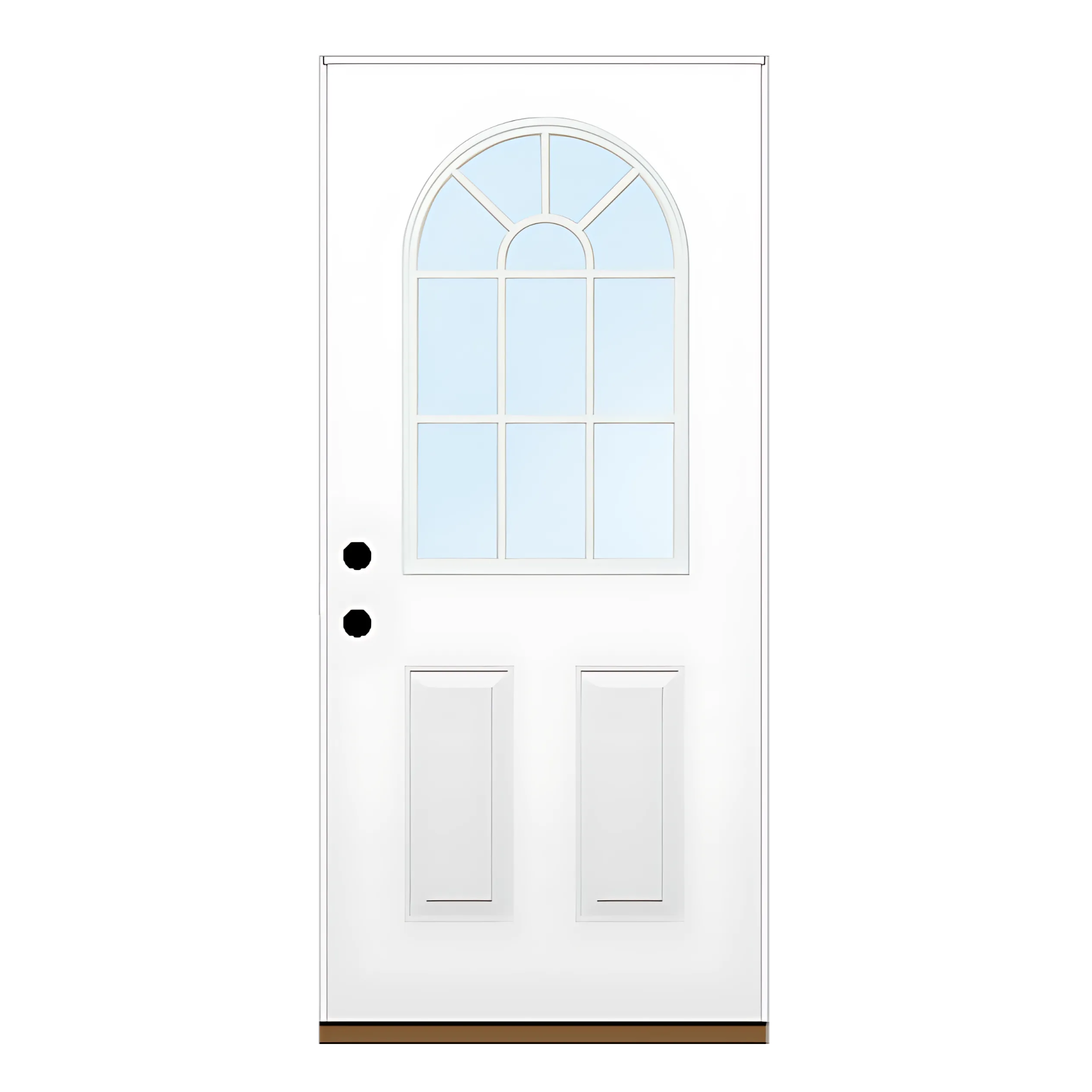 Arched Half Lite 2 Panel