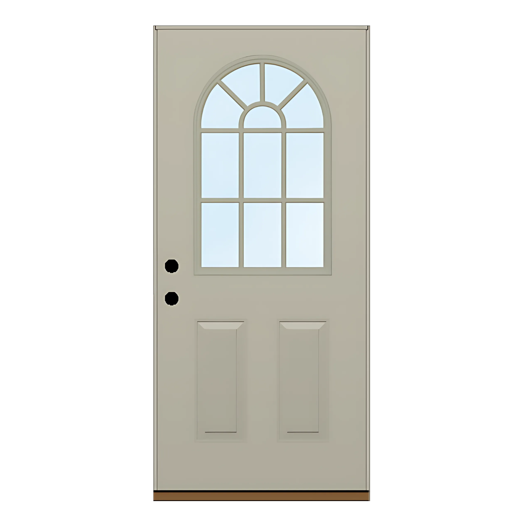 Arched Half Lite 2 Panel