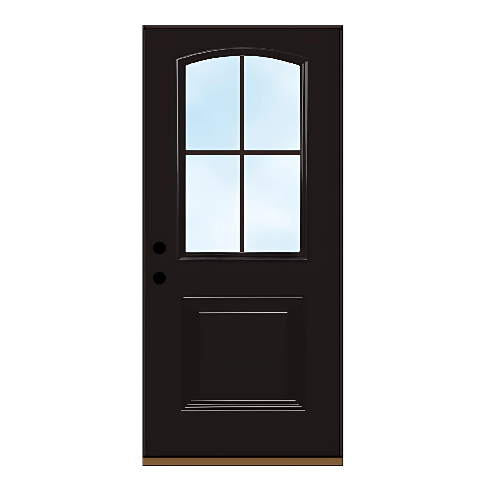 Arched Half Lite Single Panel