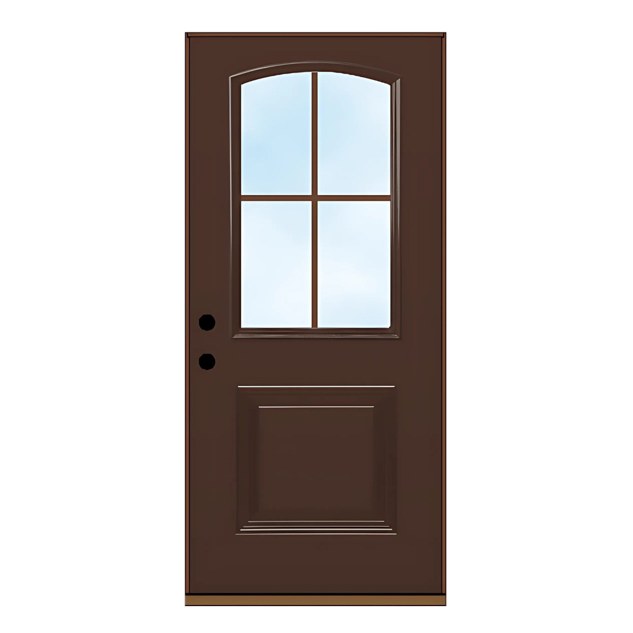 Arched Half Lite Single Panel